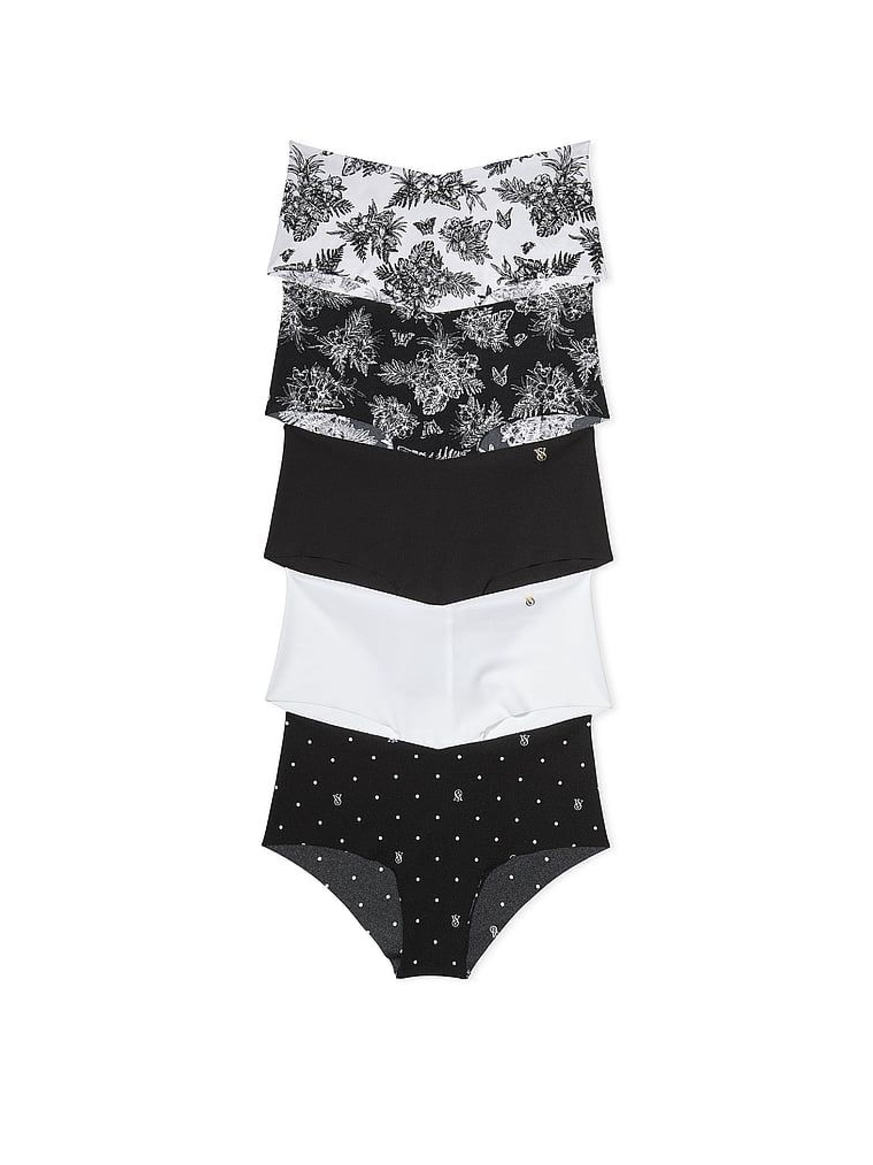 Black Cheeky 5 Pack Knickers (H43724) | £27