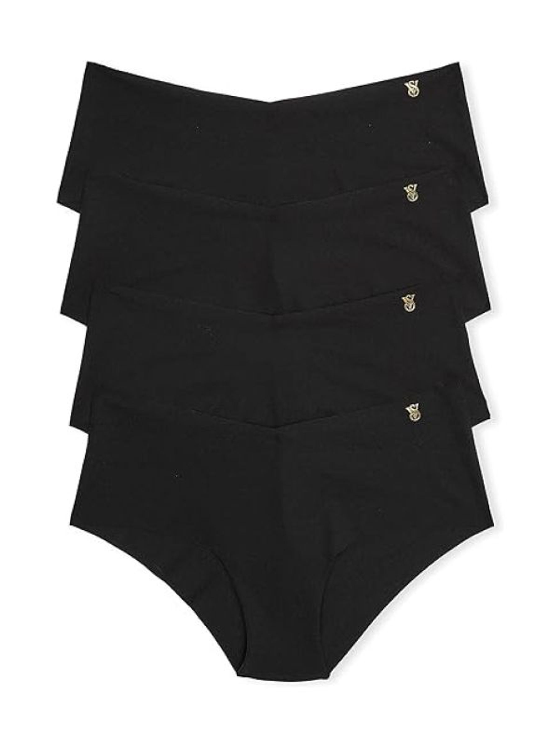 Black Cheeky 4 Pack Knickers (H43817) | £20