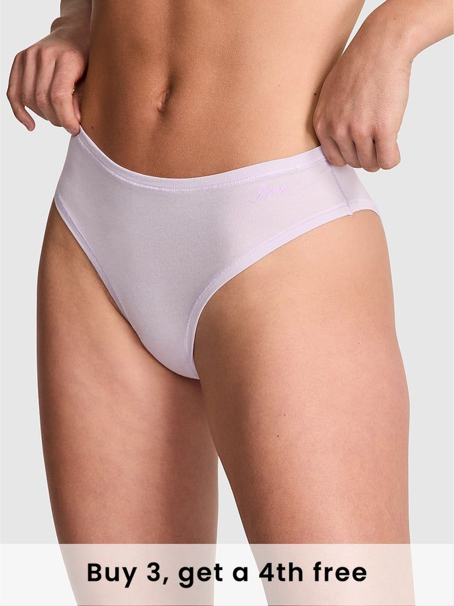 Purple Whisper Cheeky Cotton Knickers (H43834) | £9