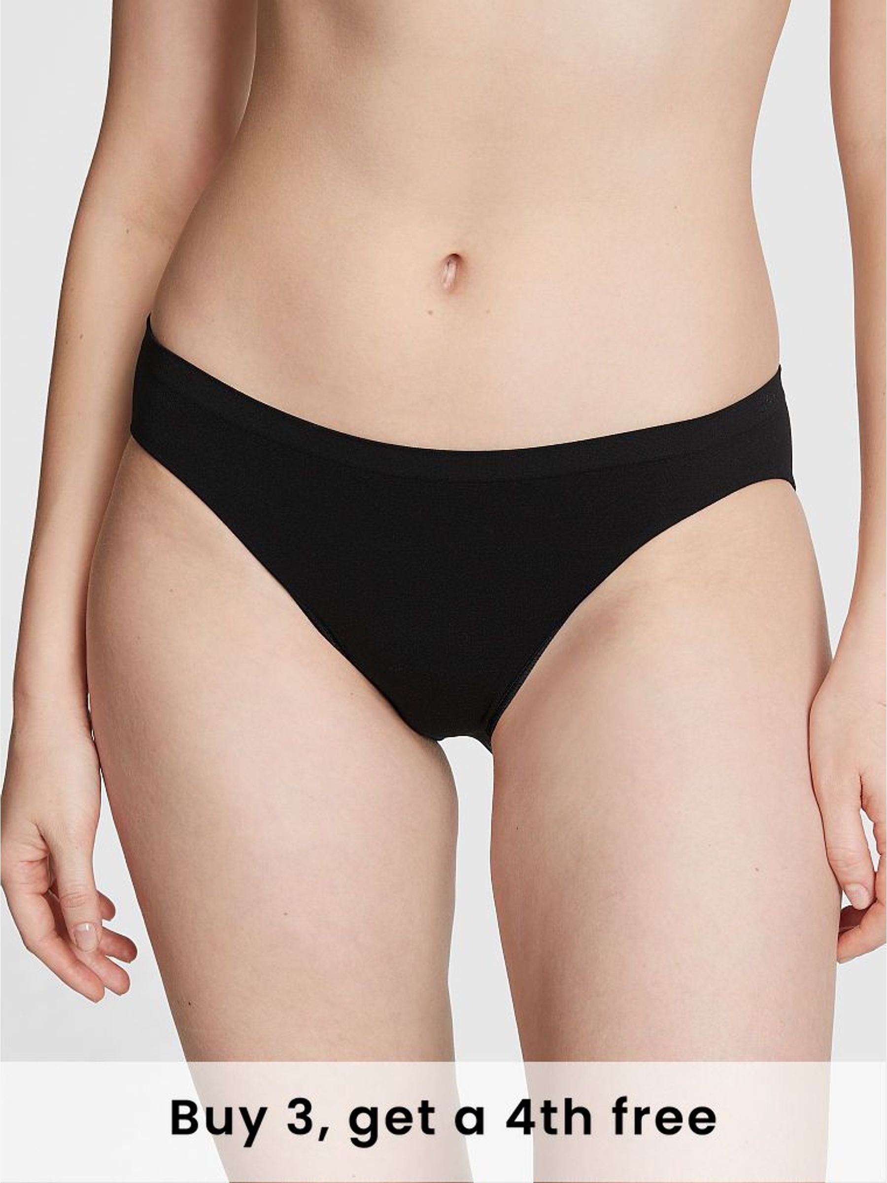 Black Bikini Seamless Knickers (H43933) | £9