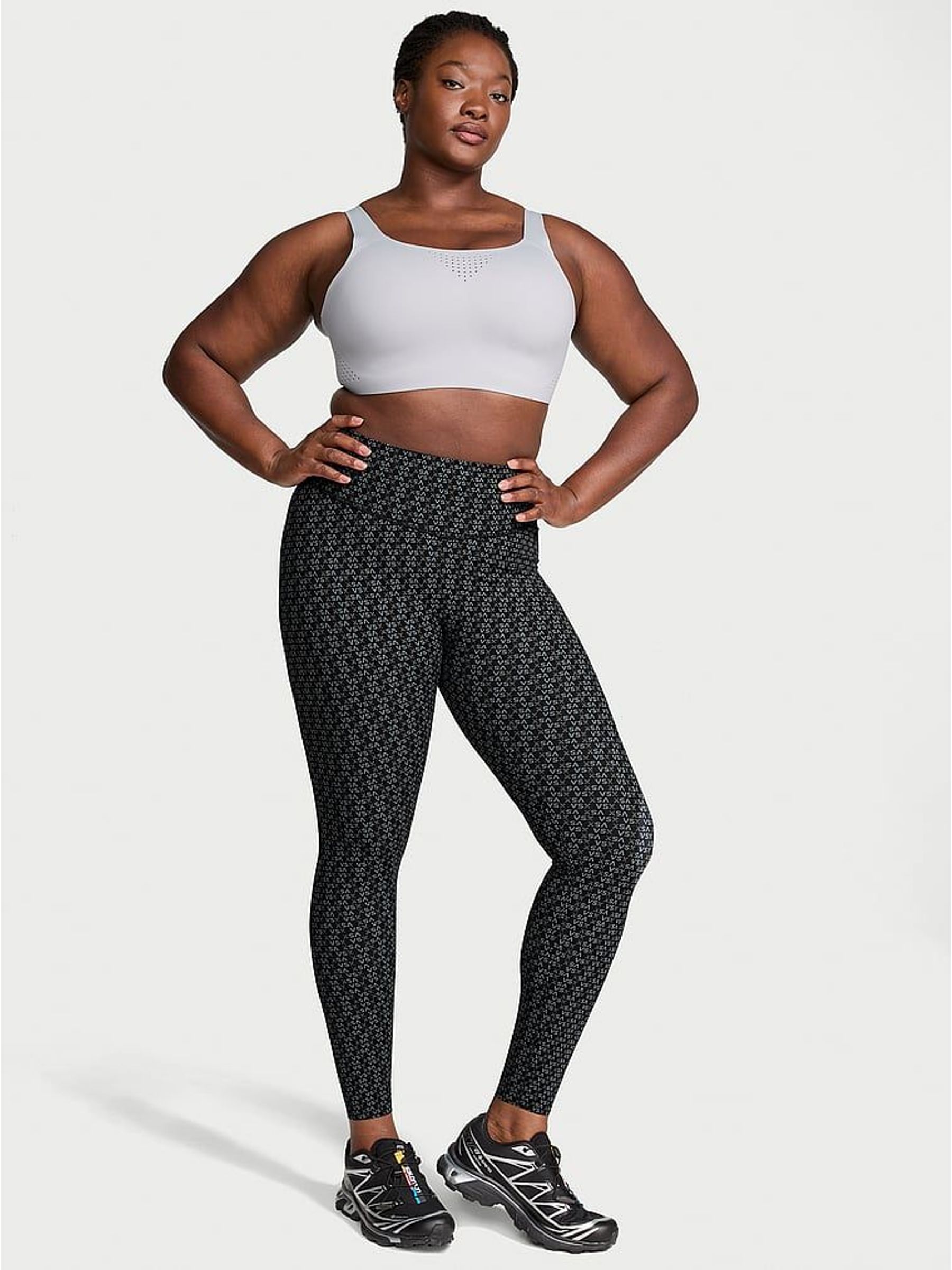 Black Logo Elevate™ Leggings (H43979) | £69