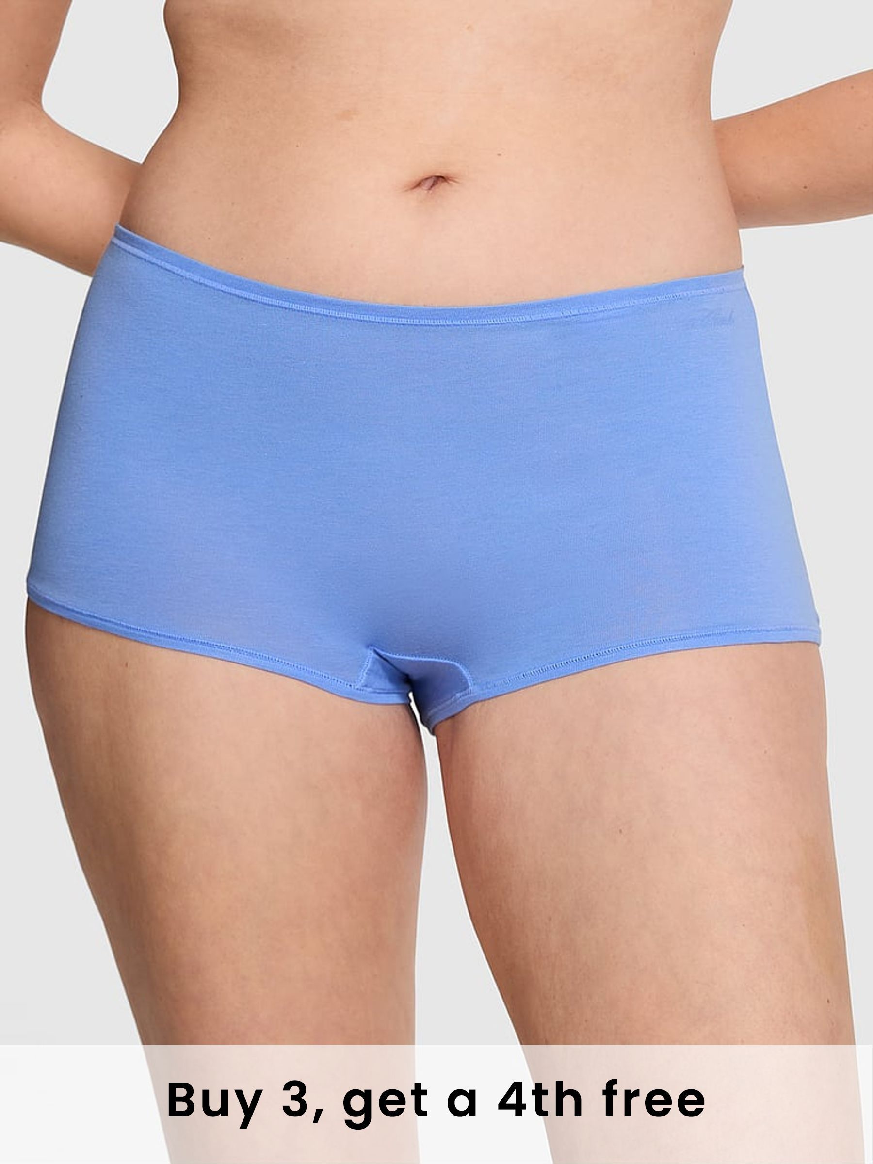 Seascape Blue Short Cotton Knickers (H43982) | £9