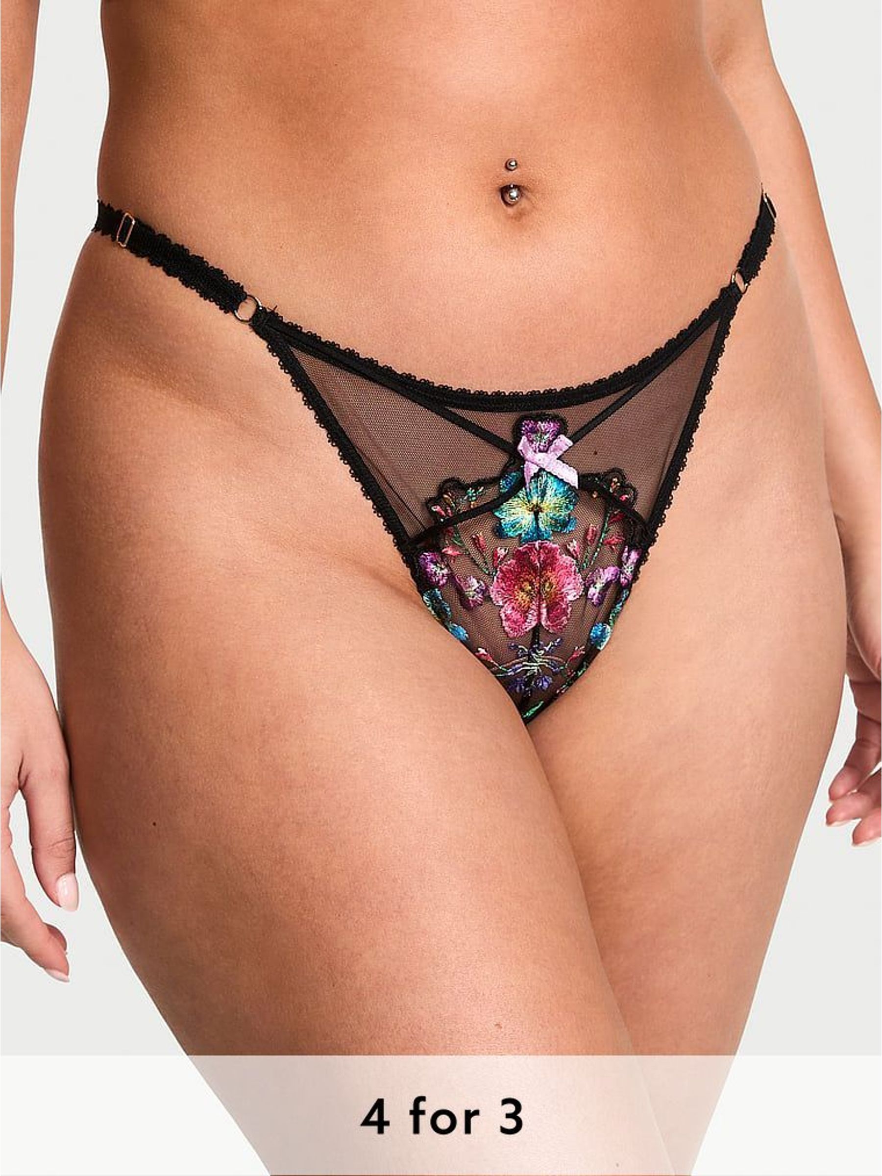 Black Thong Knickers (H44032) | £20