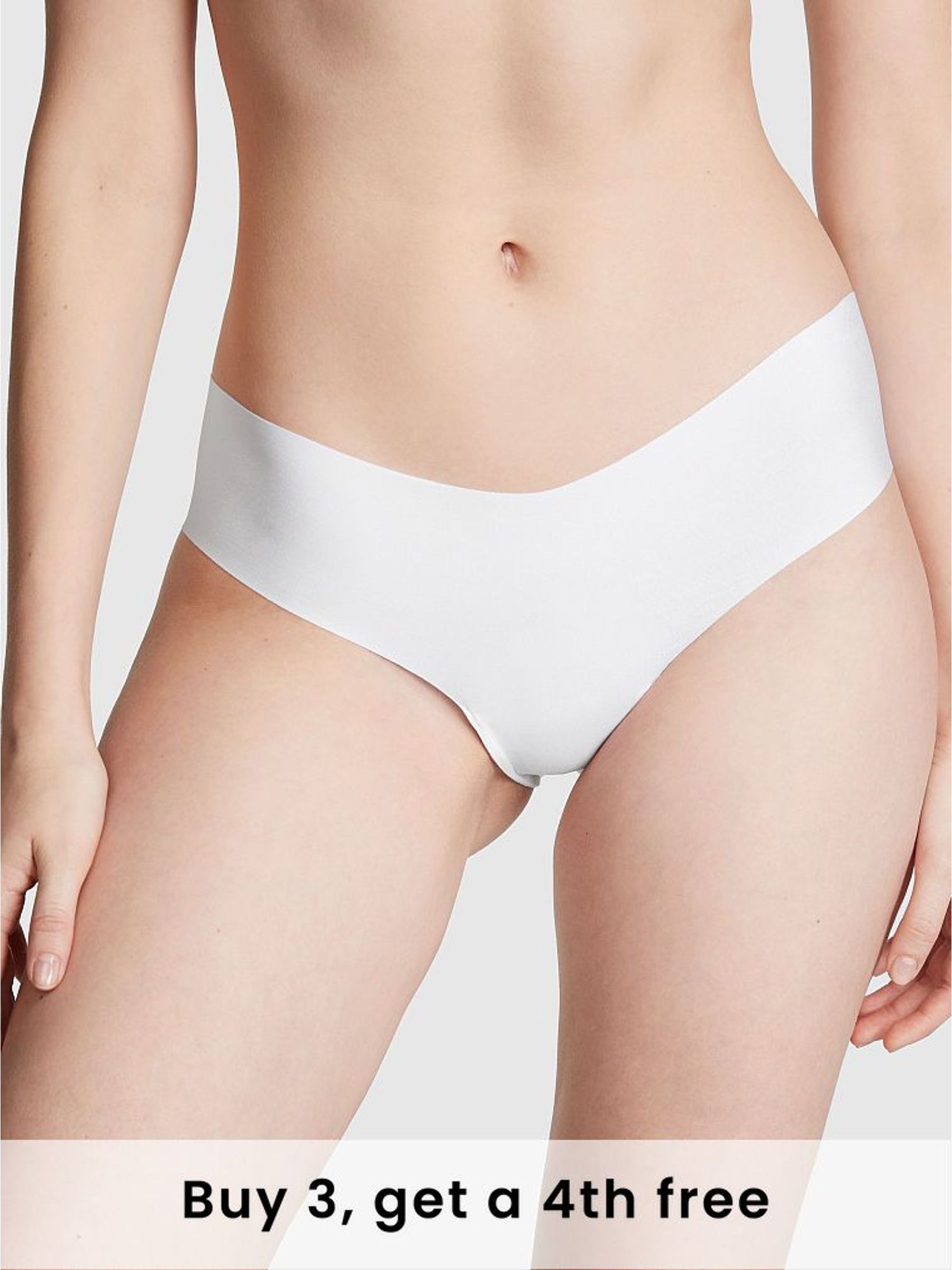 Optic White No Show Cheeky Knickers (H44055) | £9