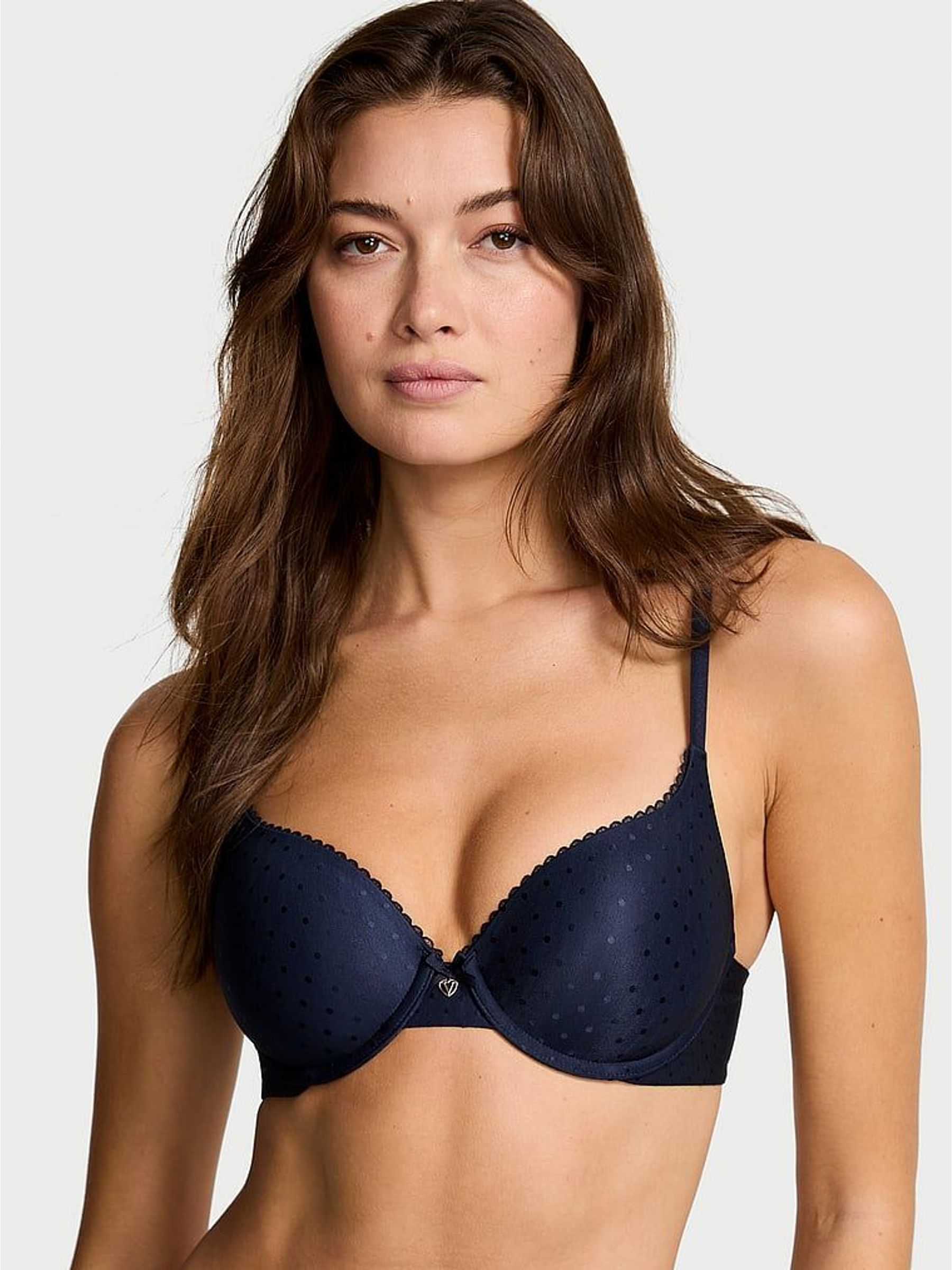 Noir Navy Blue Full Cup Push Up Bra (H45974) | £40