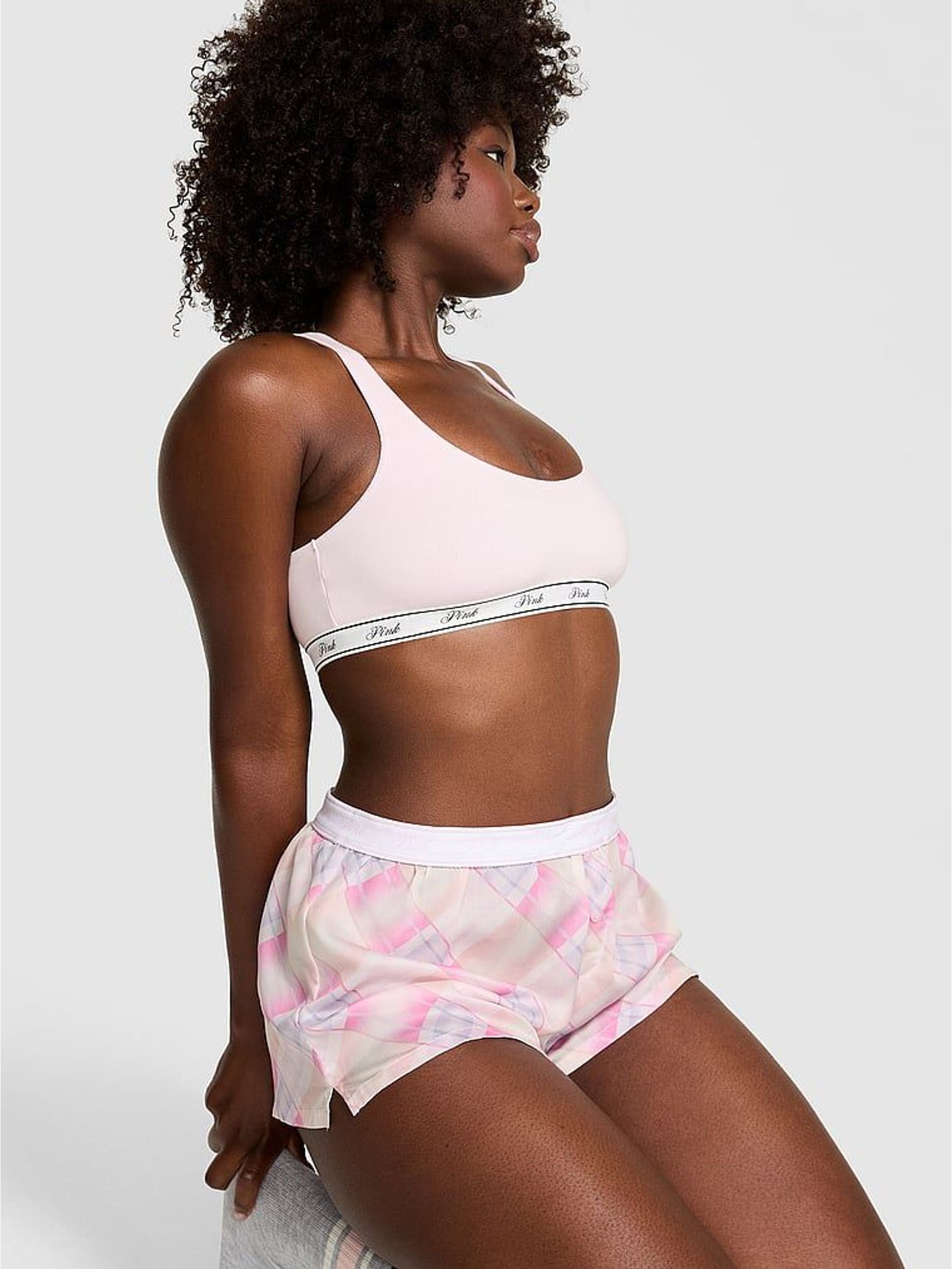 Pink Tartan Pyjama Bottoms (H45976) | £25