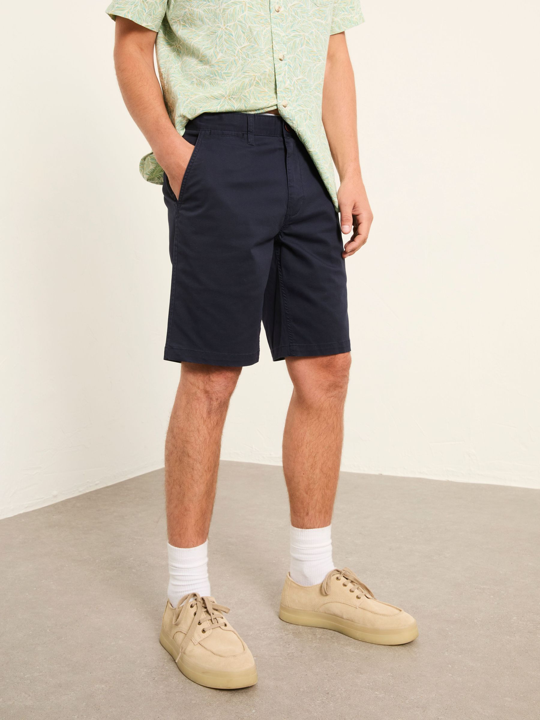 Mawes Navy Chino Shorts (H45982) | £44