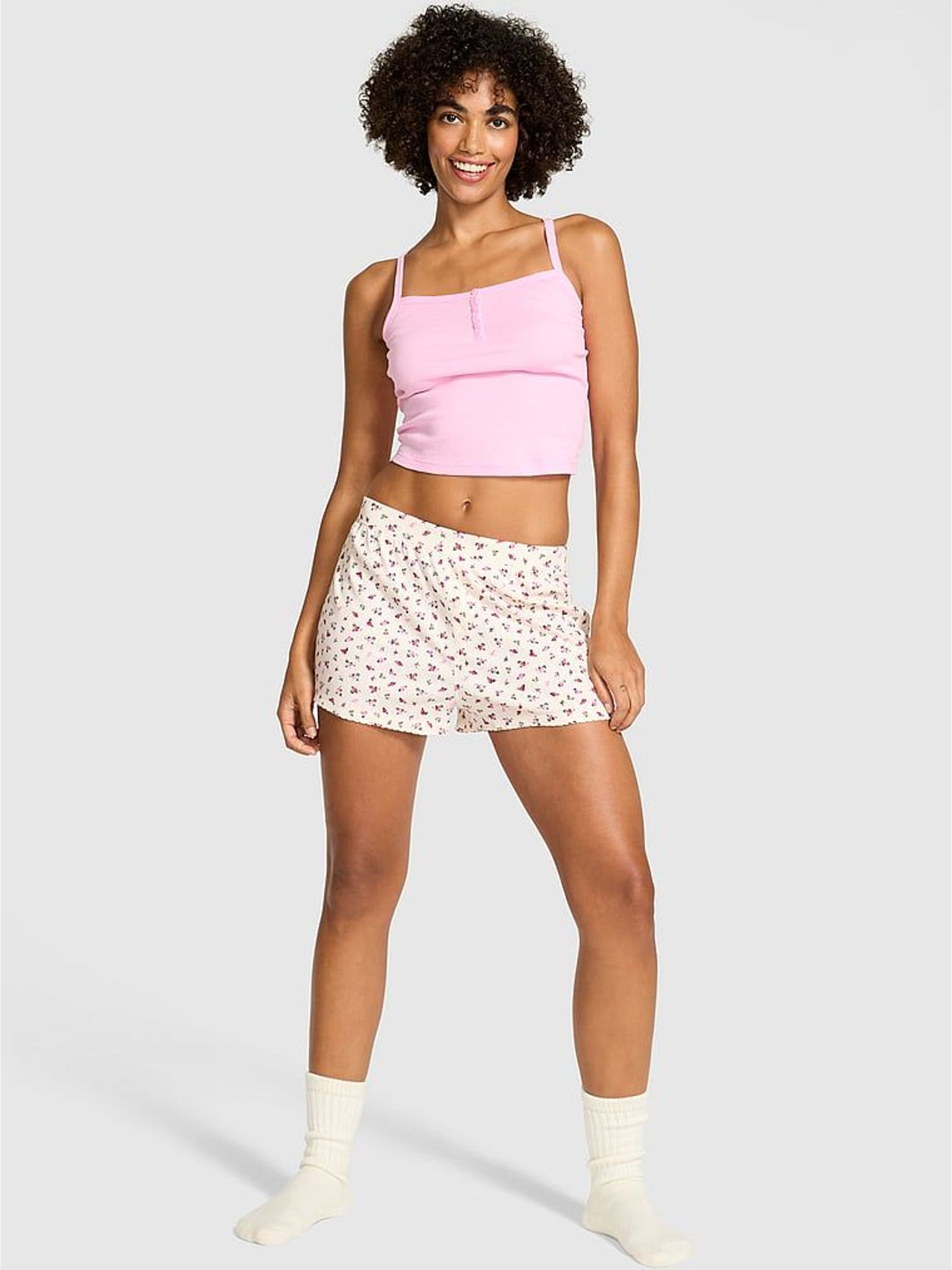 Winter White Pyjama Short Bottoms (H46006) | £19