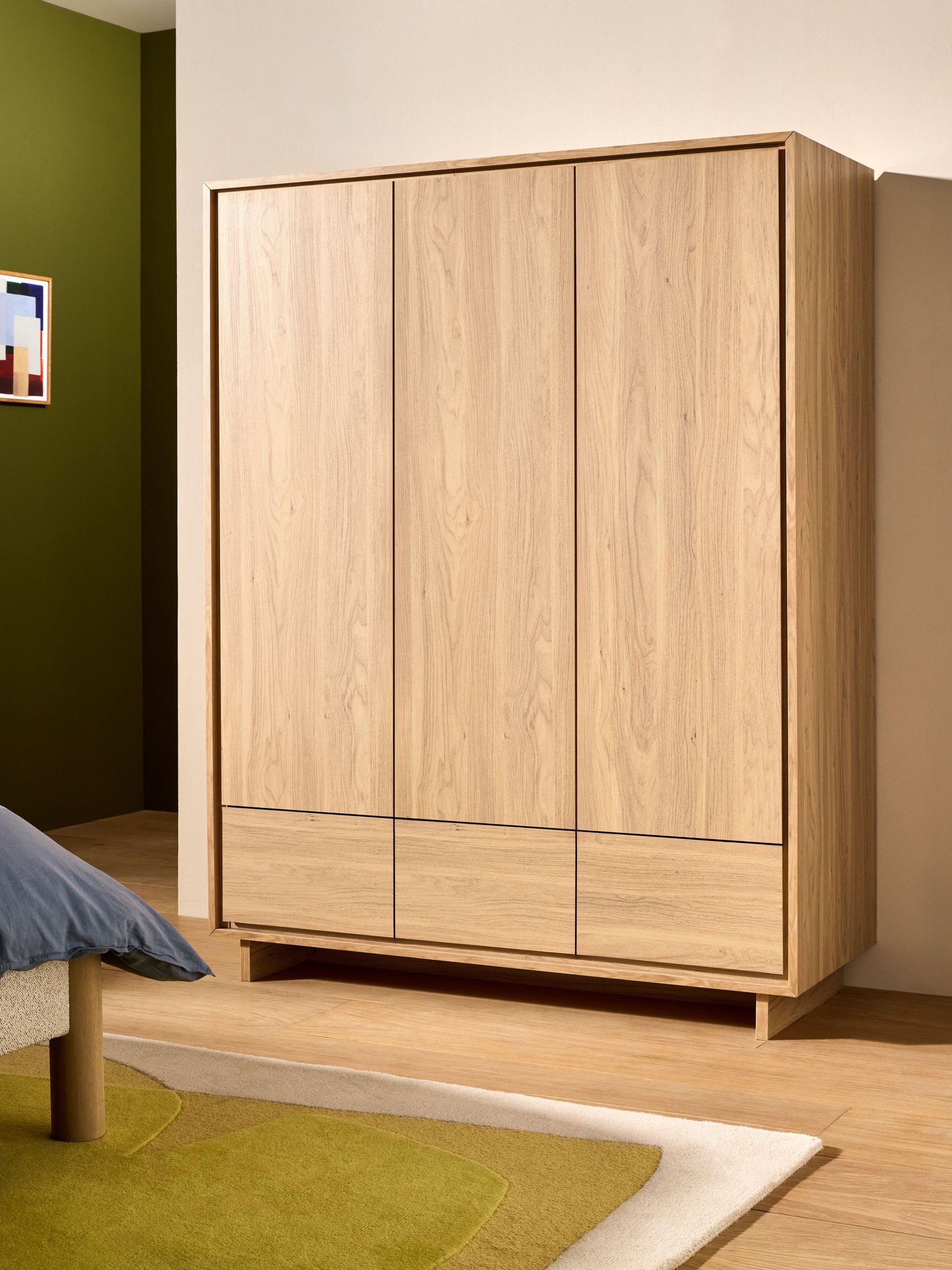 Oak Kaci Triple Wardrobe (H47908) | £899
