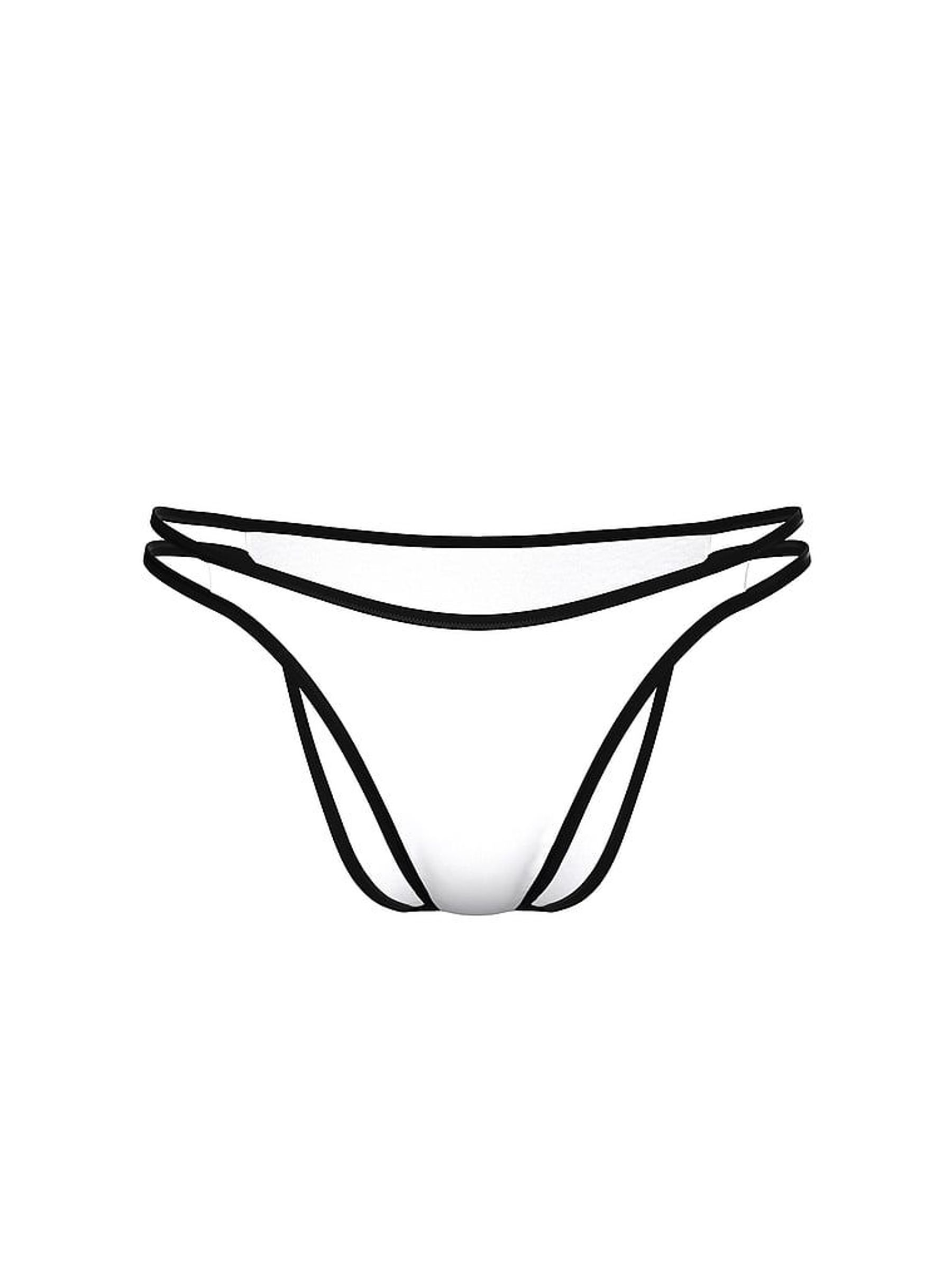 White Cheeky Scuba Bikini Bottoms (H47916) | £39