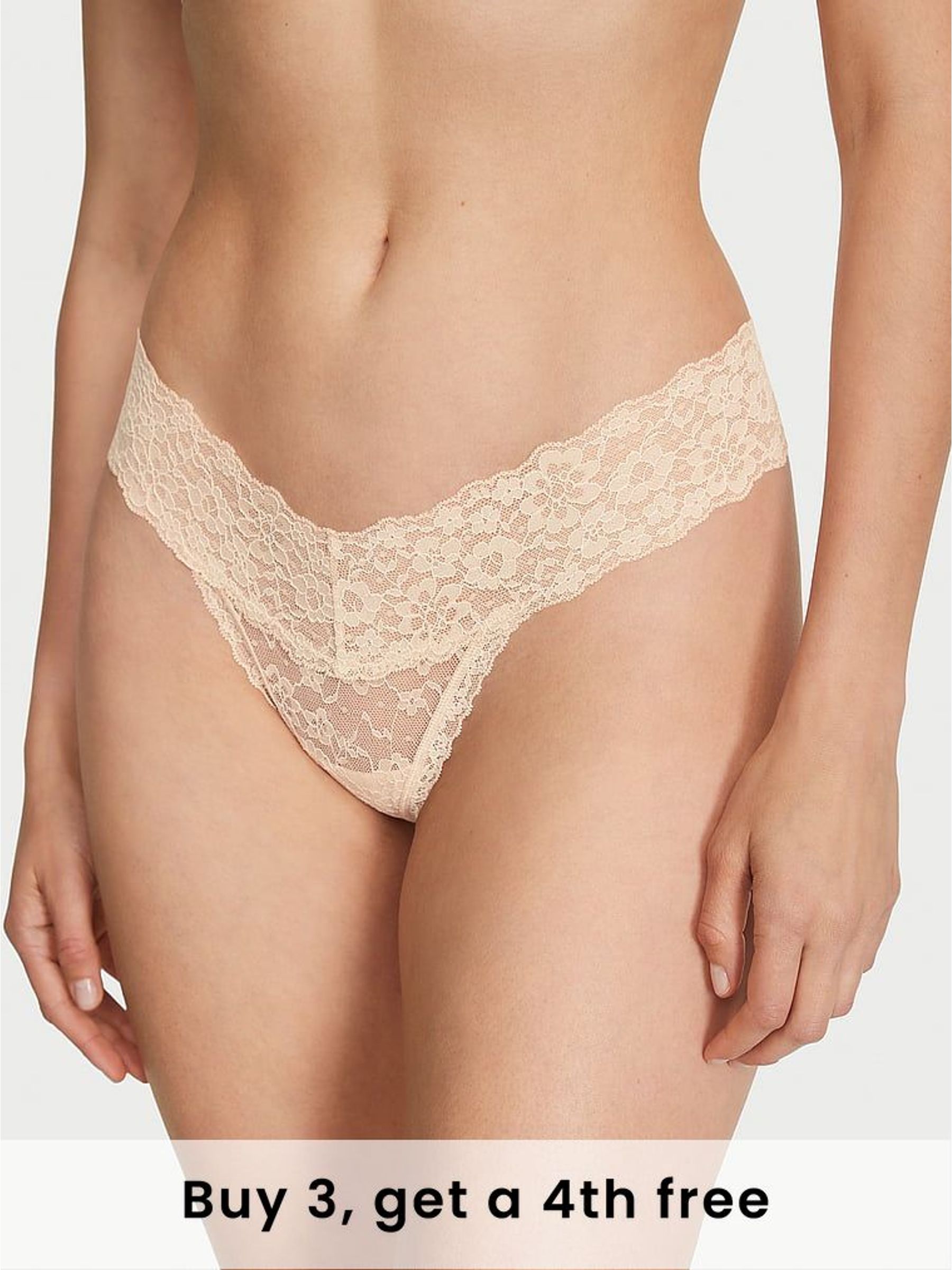 Maripan Nude Thong Knickers (H47931) | £9