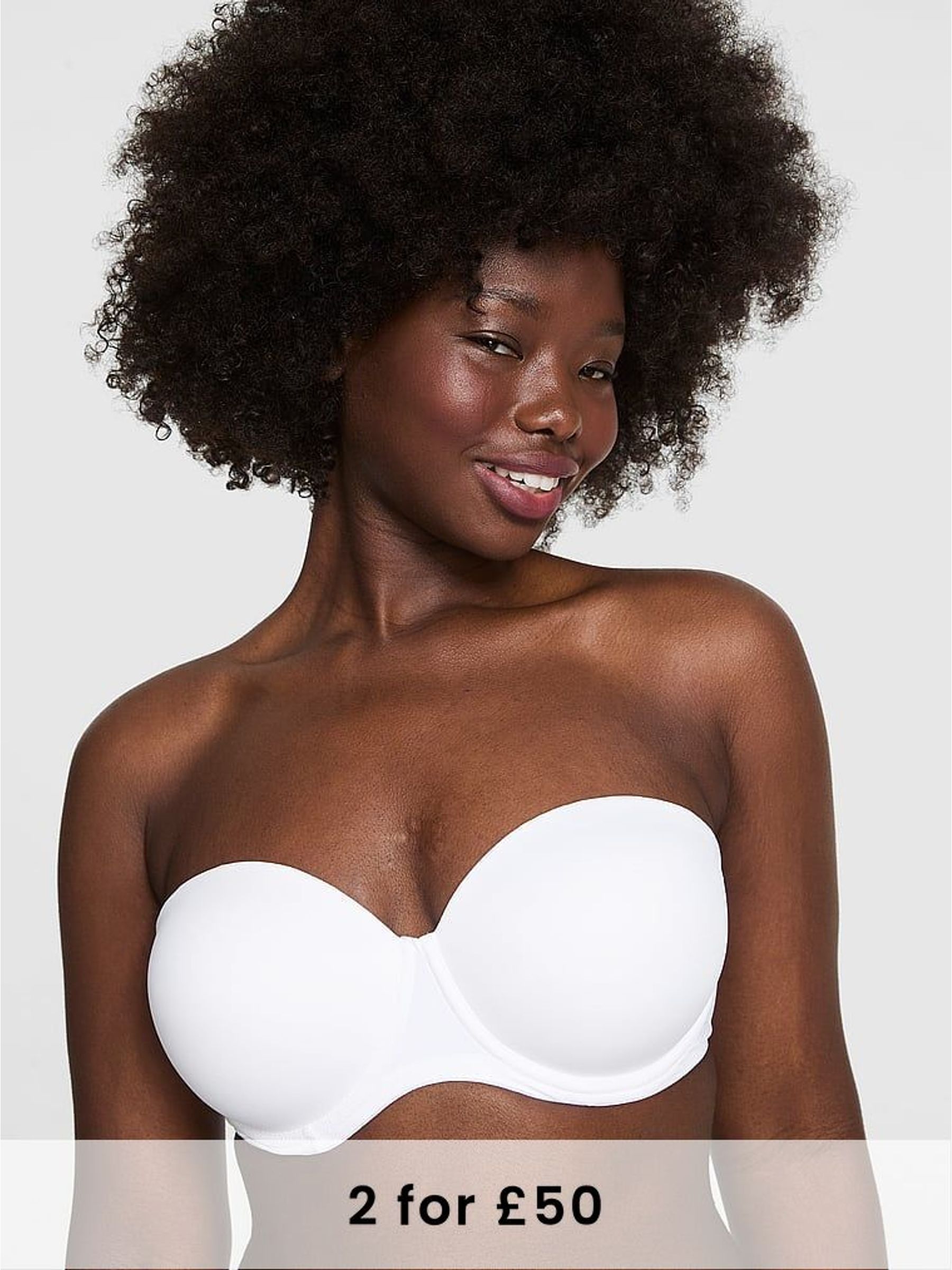 White Strapless Multiway Push Up Bra (H47992) | £29
