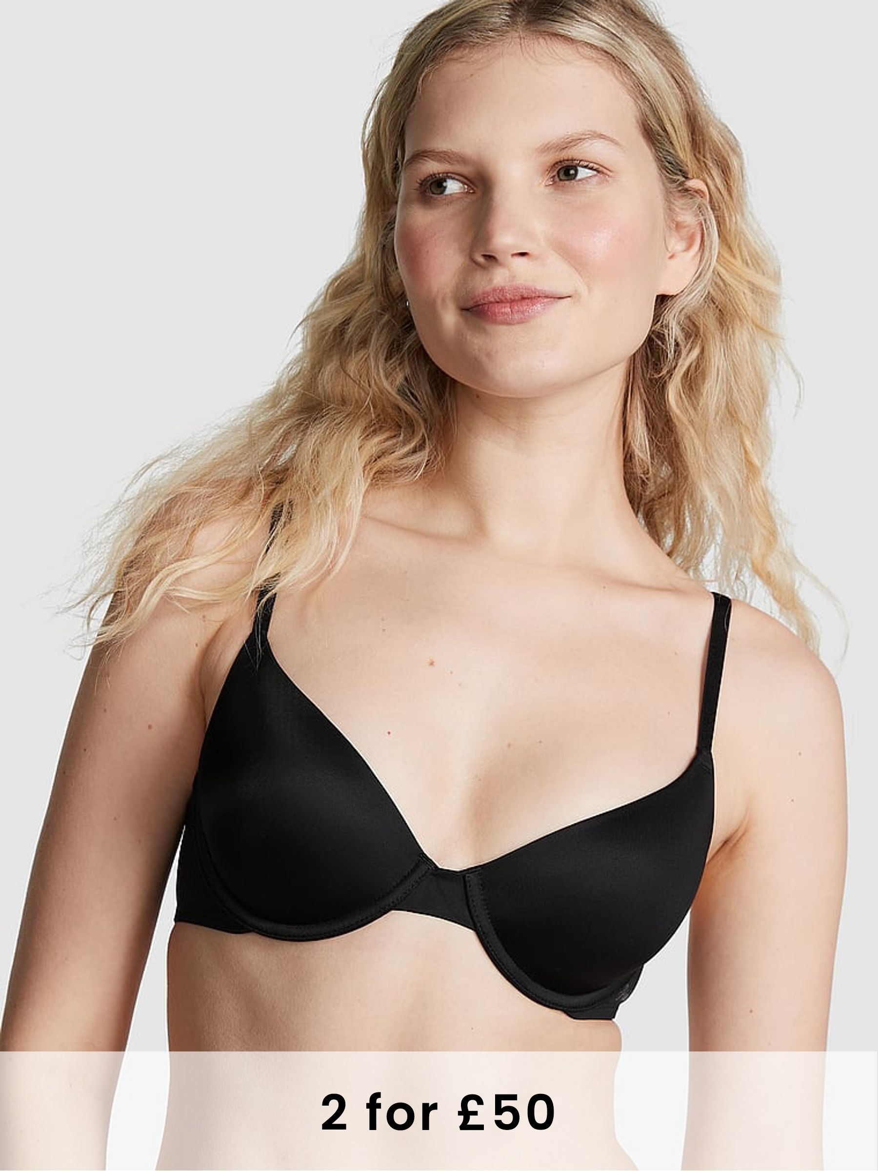 Black T Shirt Bra (H48054) | £29 - £30