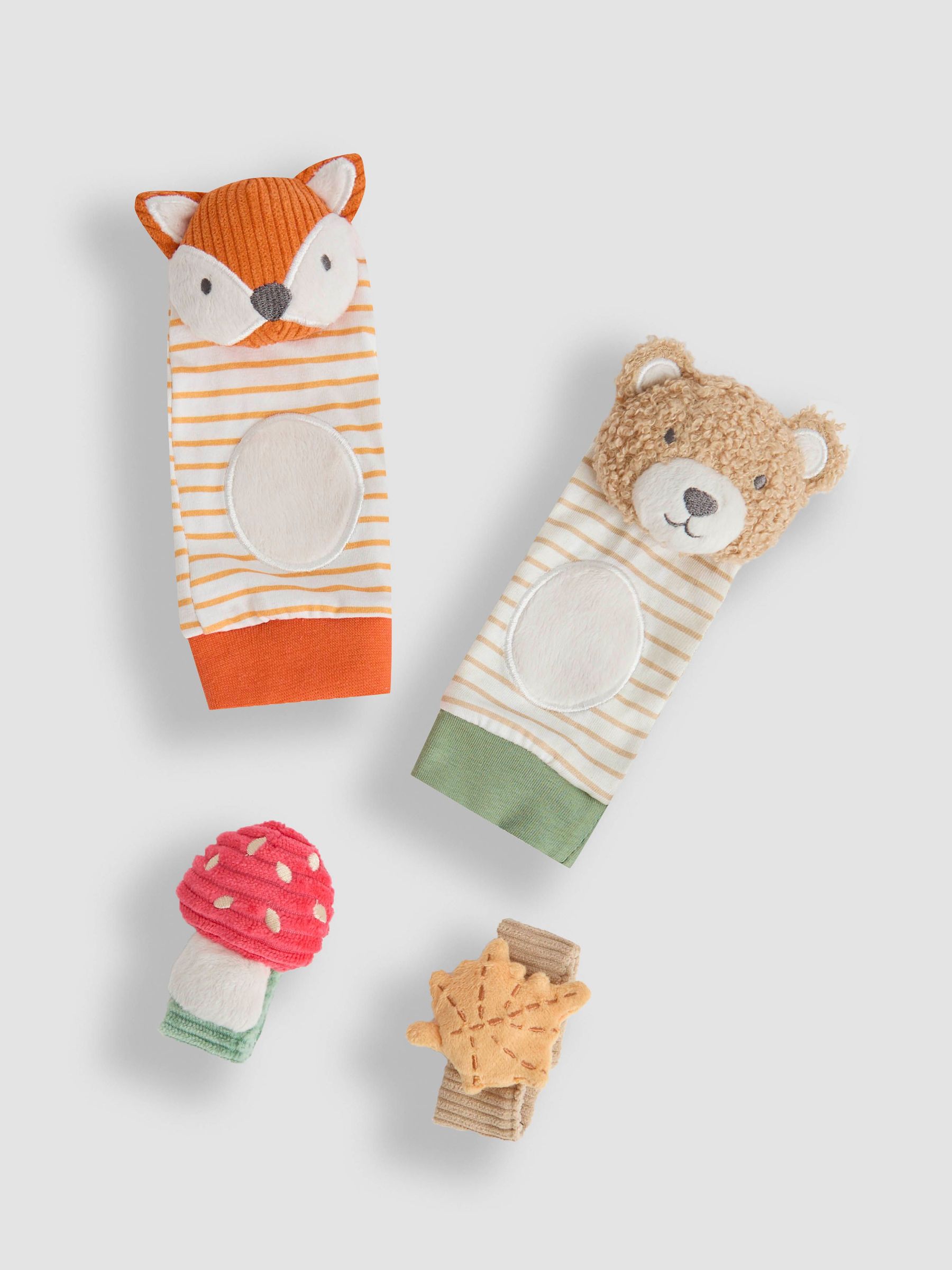 Woodland Wrist And Ankle Rattles (H48836) | £18