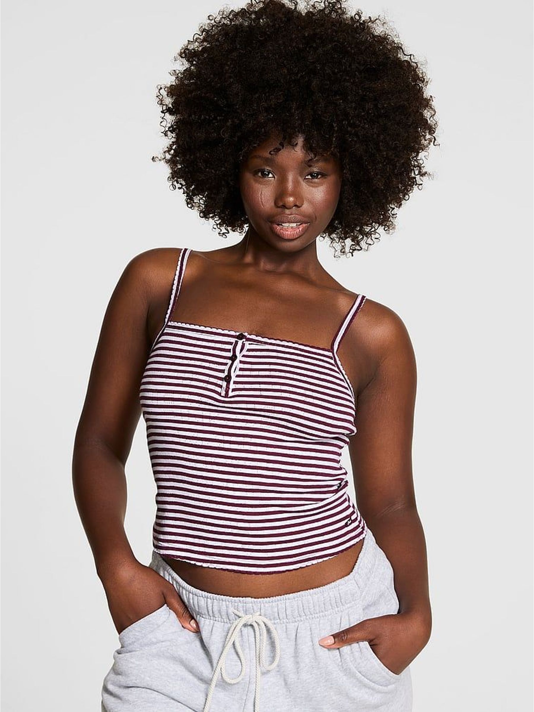 Purple Rose Pyjama Cami Top (H48980) | £19