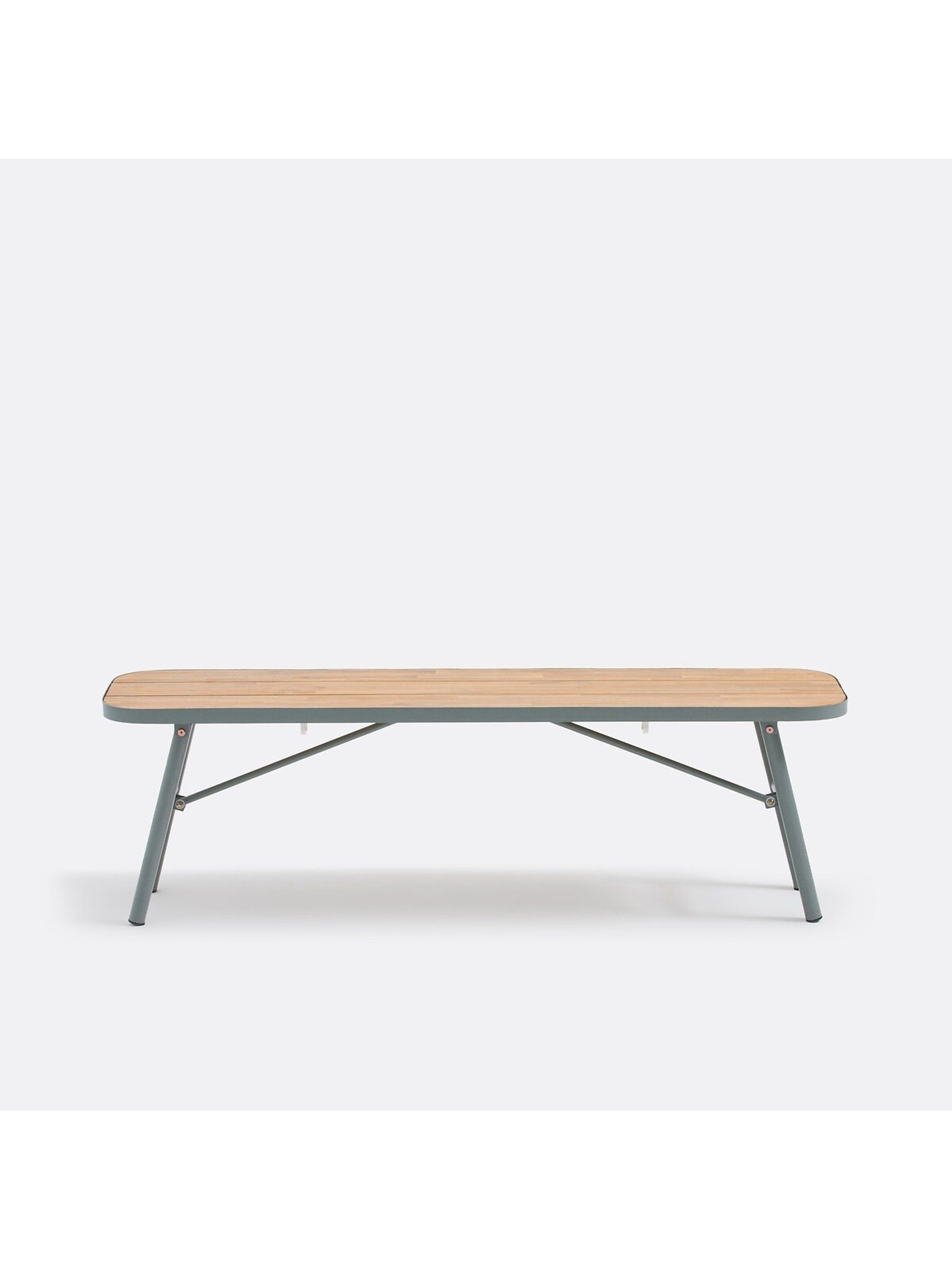 La Redoute Intérieurs Acacia Green Hanso Bench with Fold Away Legs (H49204) | £135