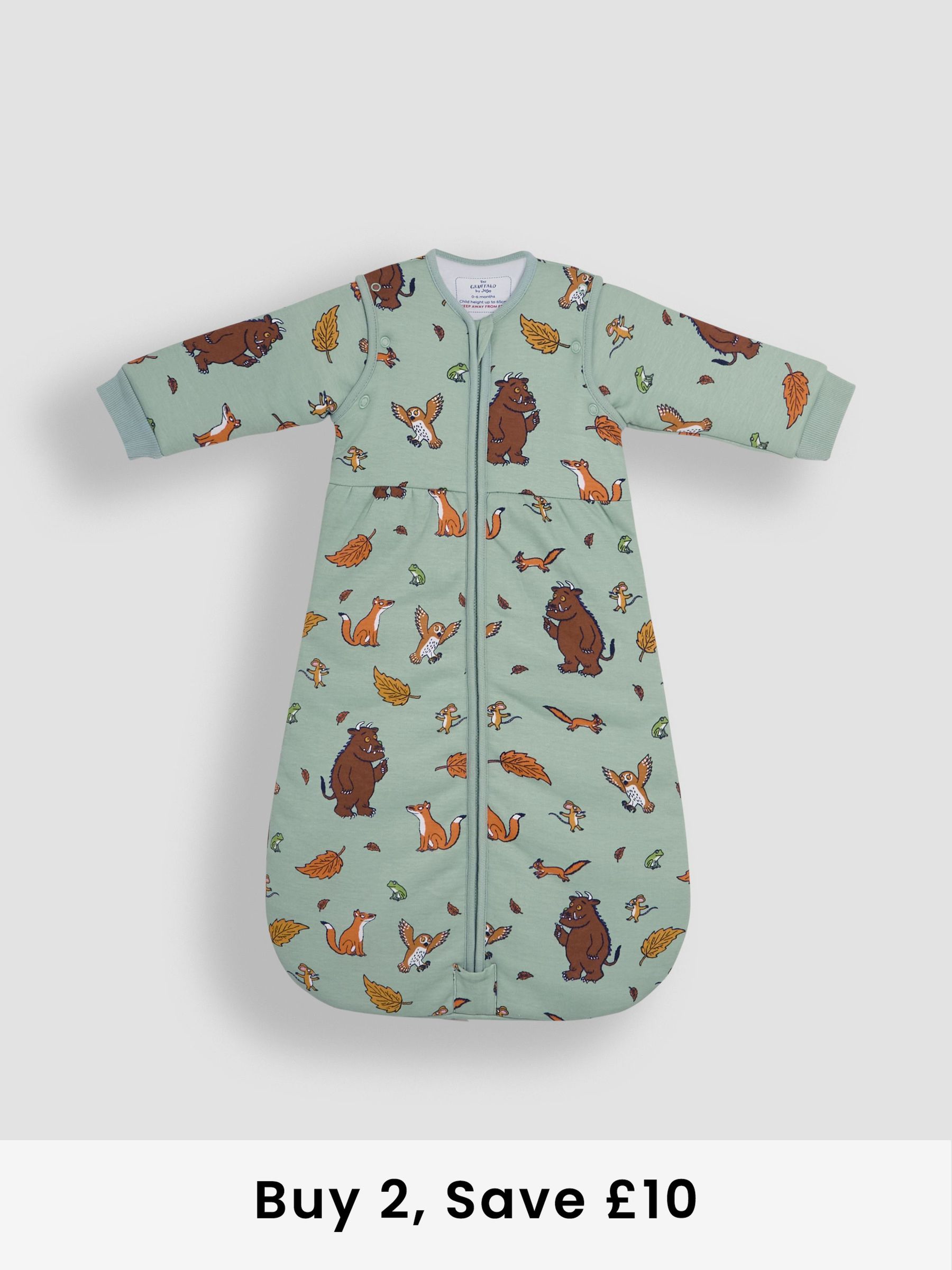 Green The Gruffalo 3.5 Tog Baby Sleeping Bag (H50990) | £41