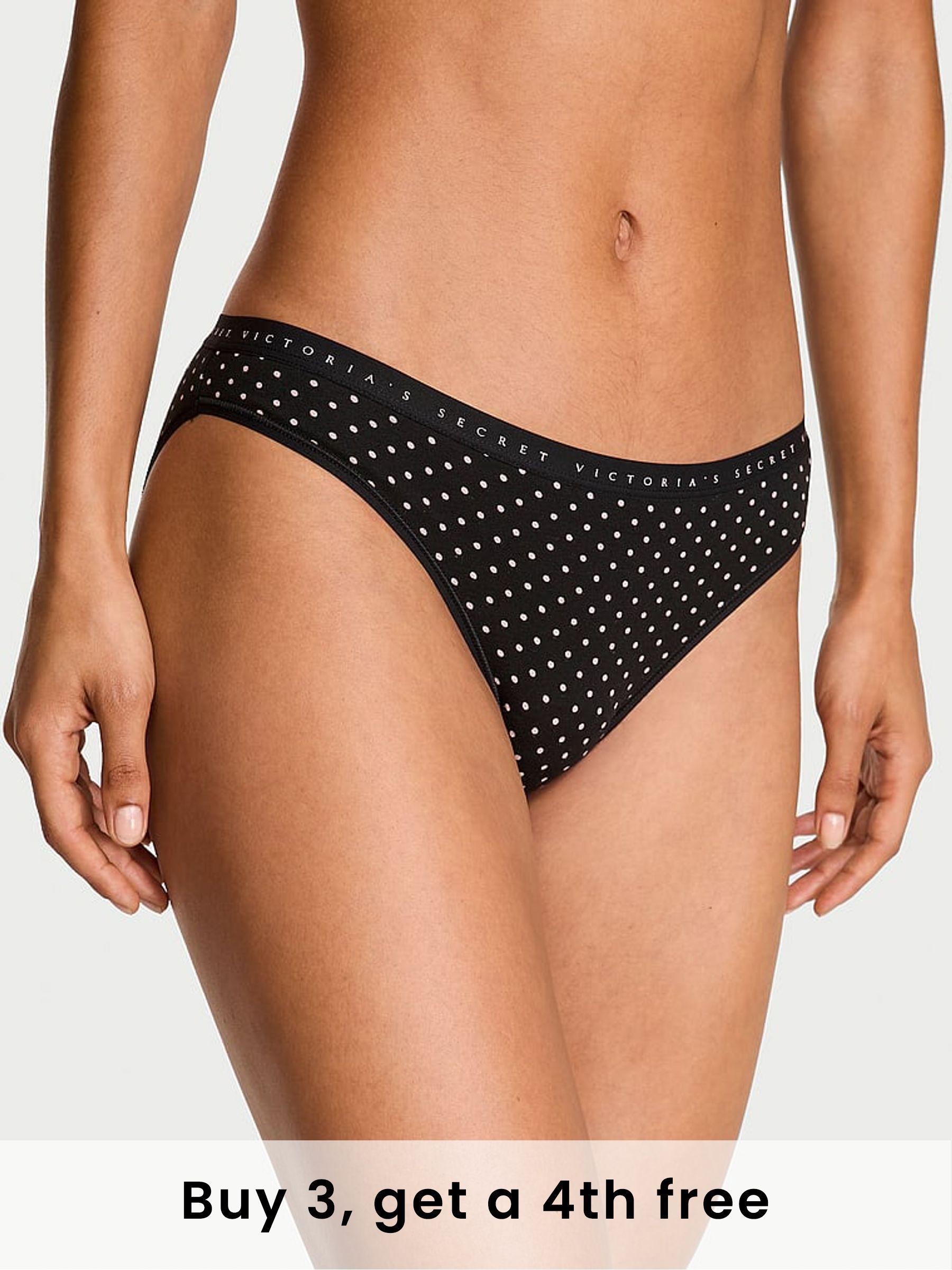 Black Dot Bikini Knickers (H51105) | £9