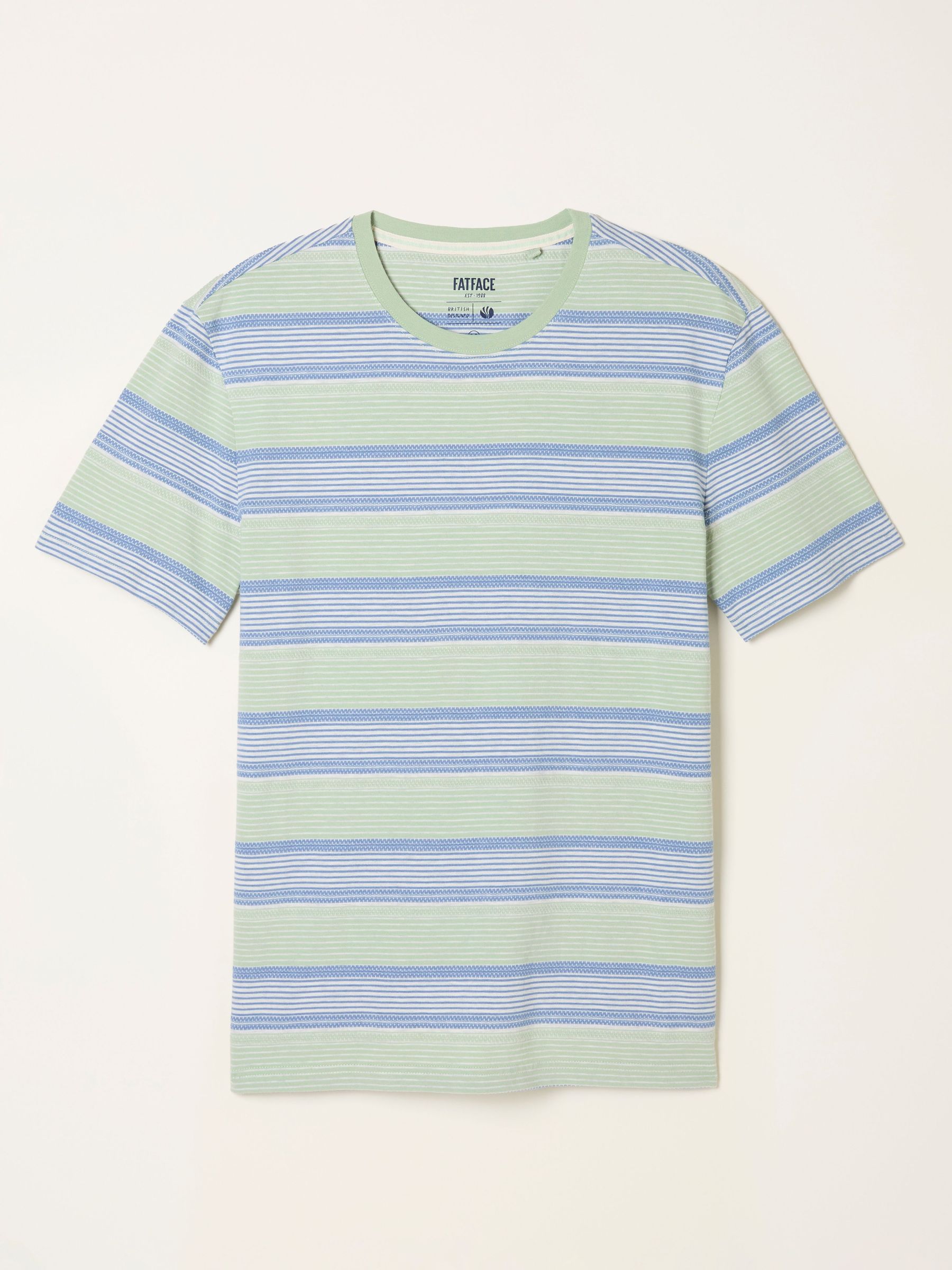 Turquoise Blue Stripe T-Shirt (H51486) | £28