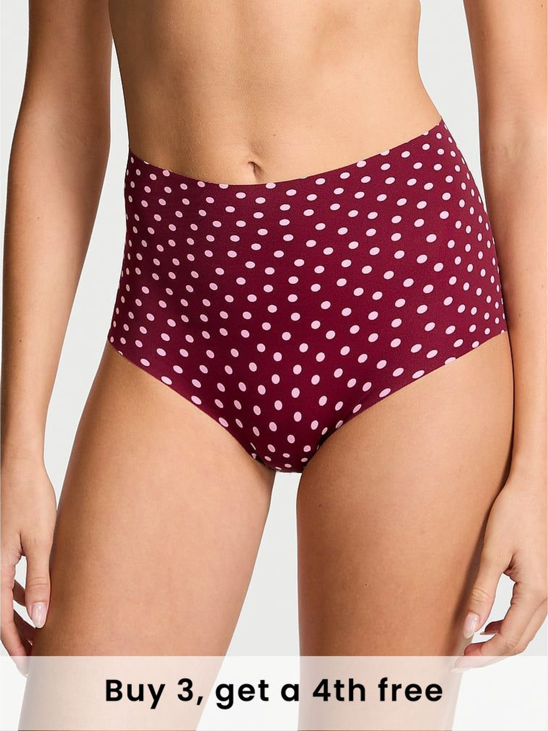 Sangria Red Dot Brief Knickers (H52115) | £9