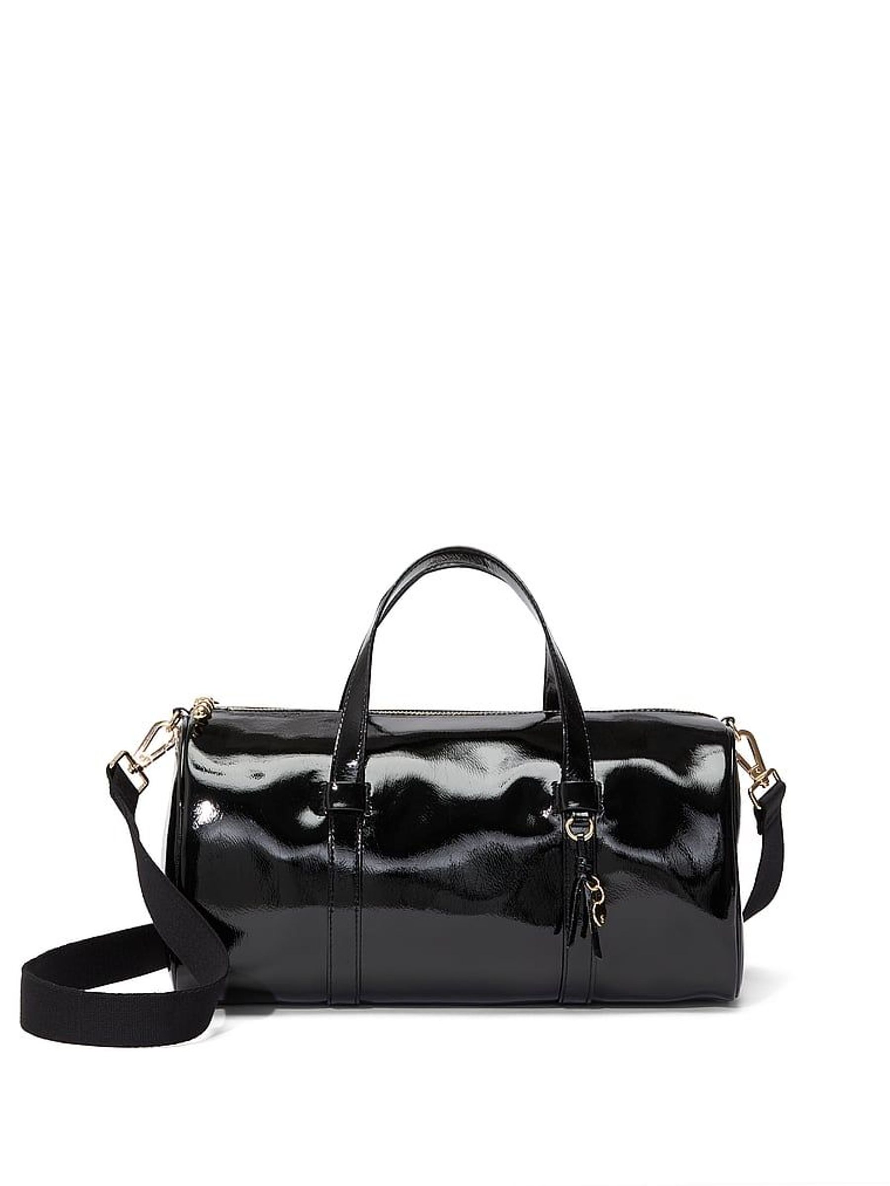 Black Patent Large Duffle Bag (H56188) | £85
