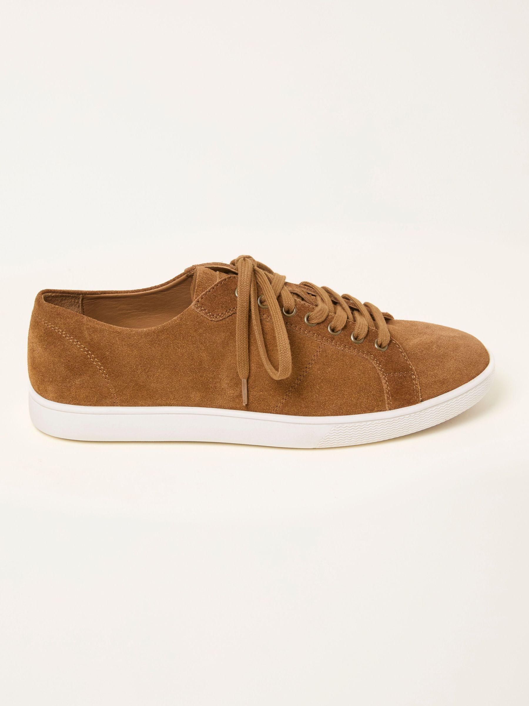 Tan Brown Mens Suede Trainer (H57142) | £55