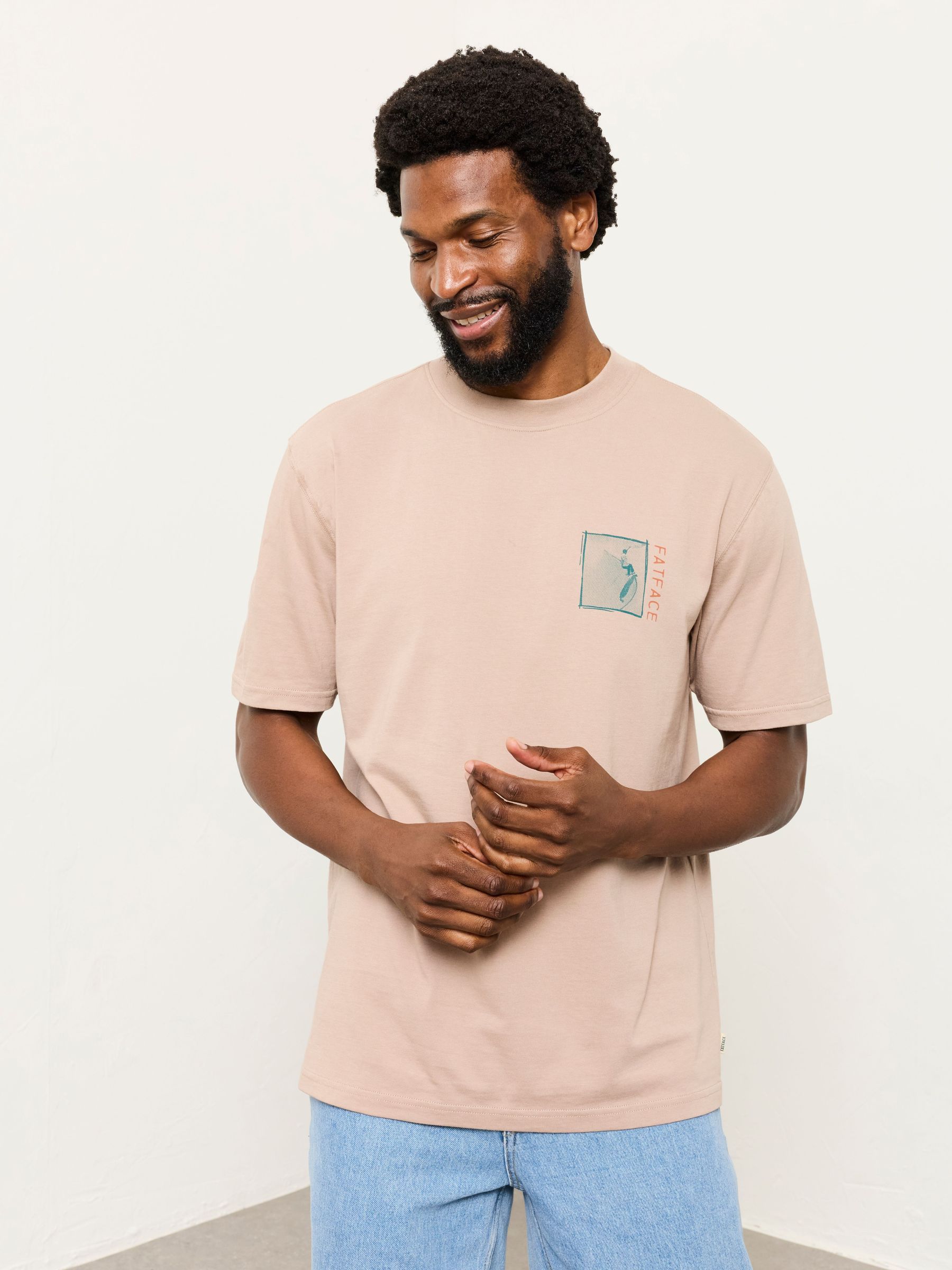 Natural Four Wheels Graphic Tshirt (H59491) | £28