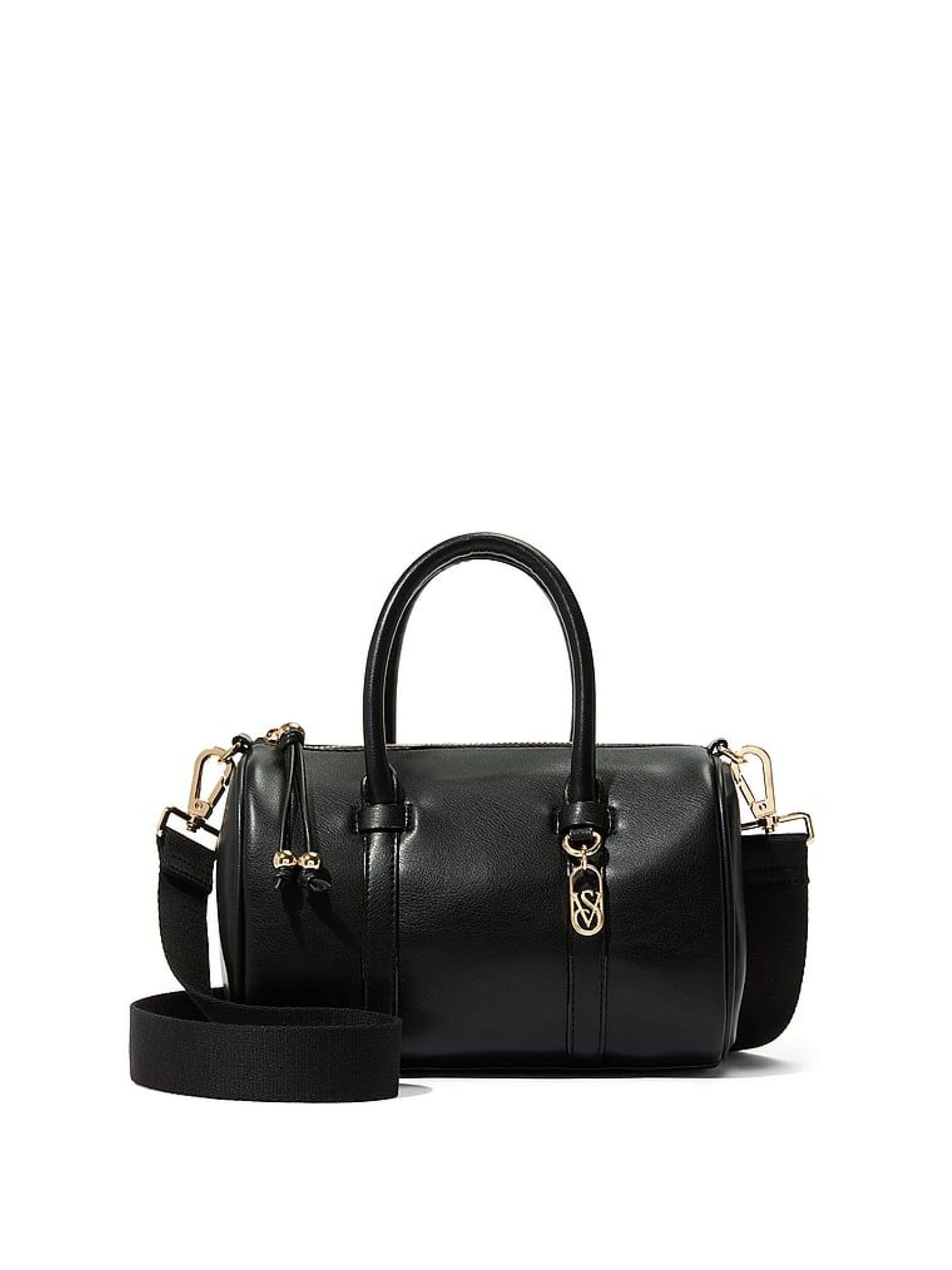 Black Nappa Small Roll Duffle Bag (H60326) | £65