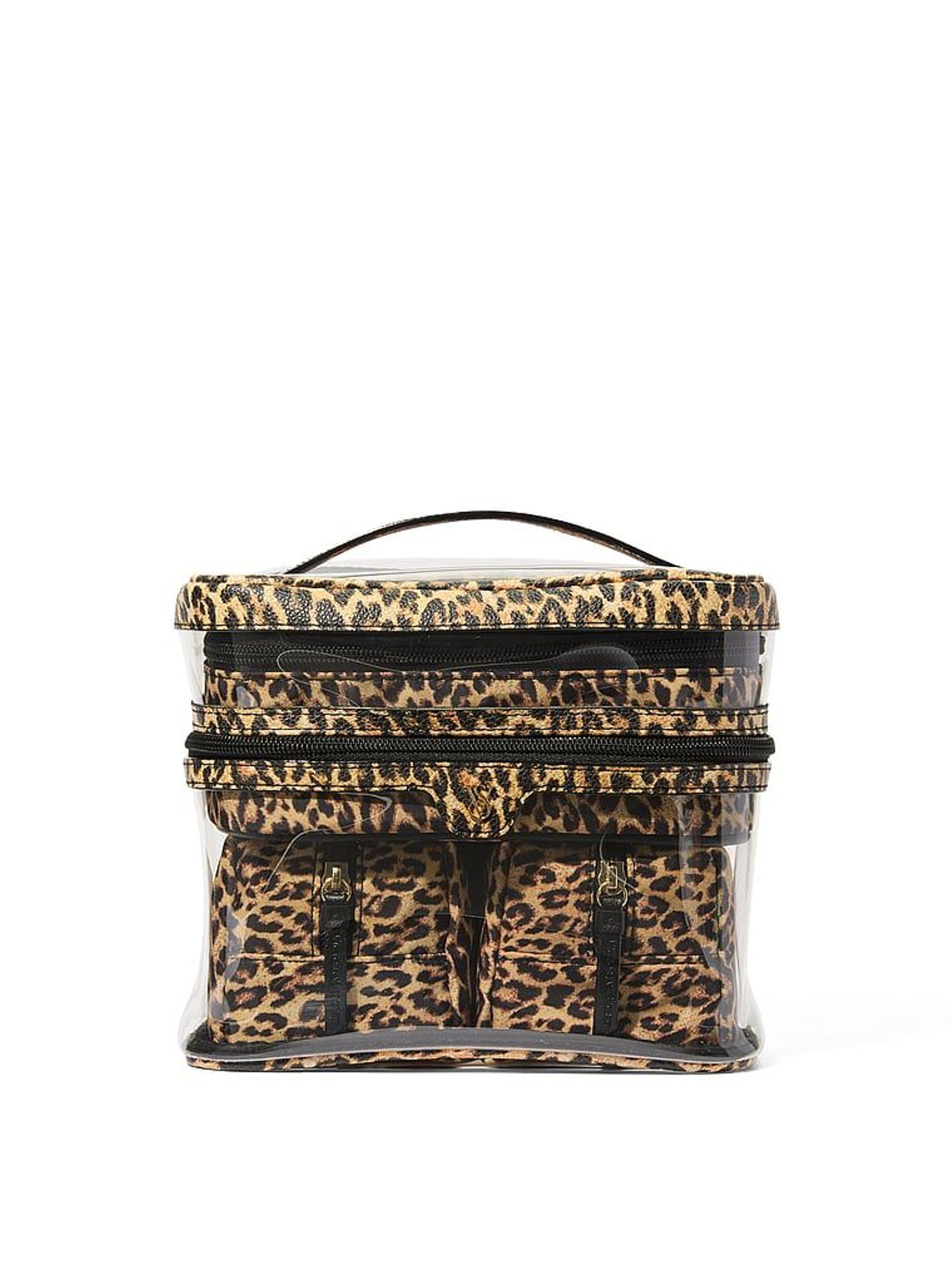 Leopard Brown Print 4-In-1 Make-Up Bag (H60341) | £45