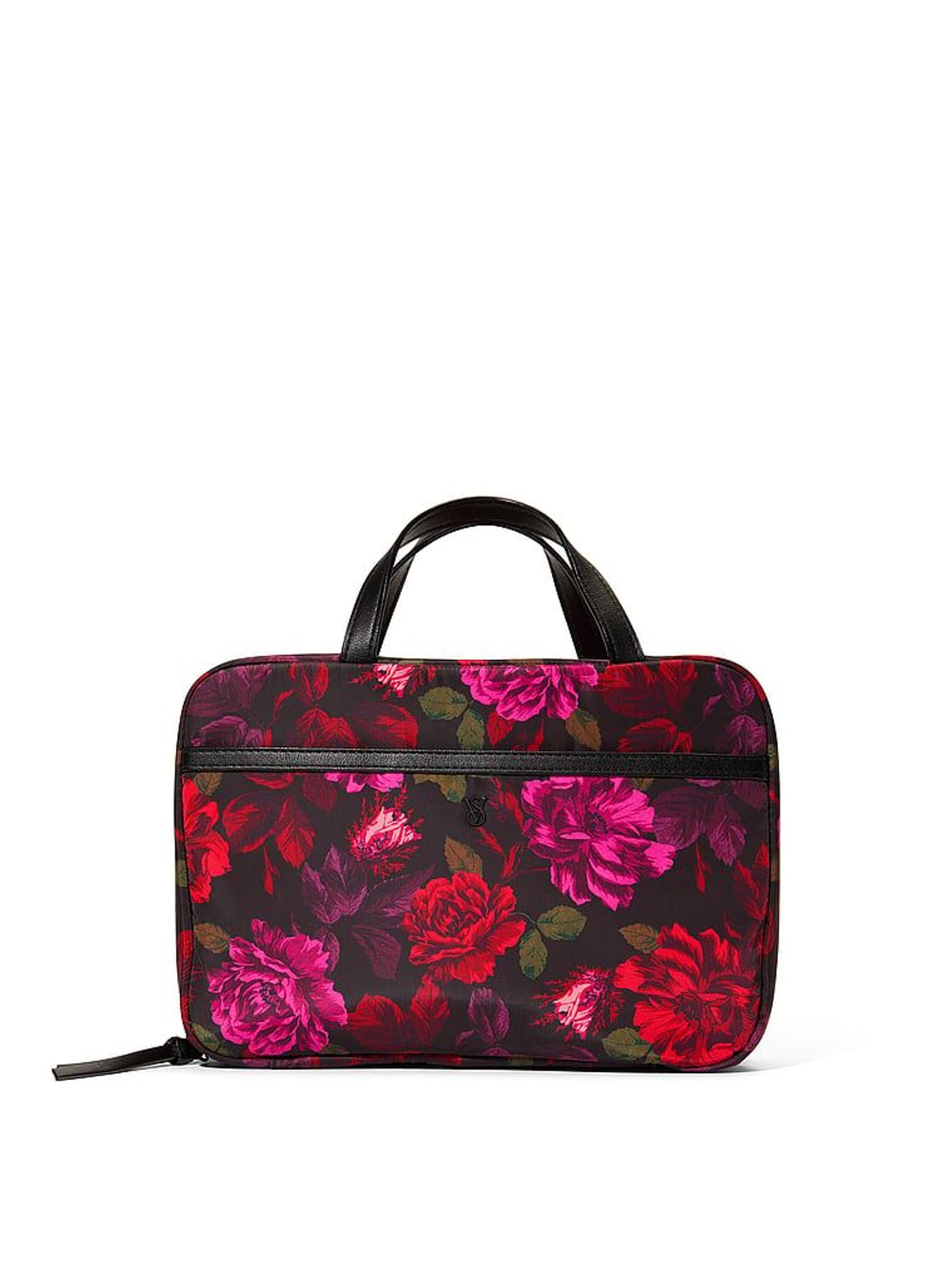 Black Floral Jetsetter Hanging Make-Up Bag (H60346) | £39