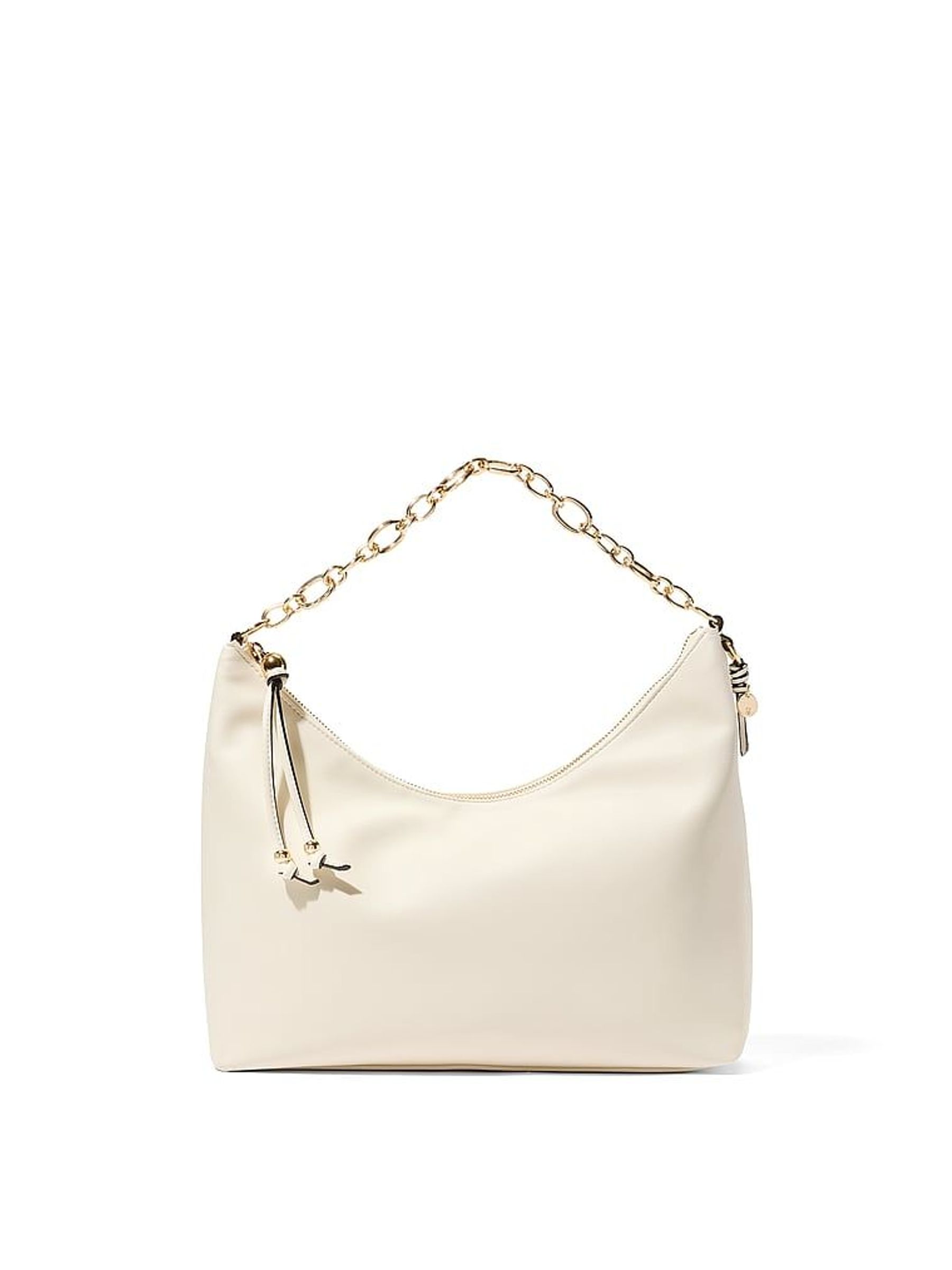 Swan Studs Cream Medium Hobo Bag (H60353) | £65