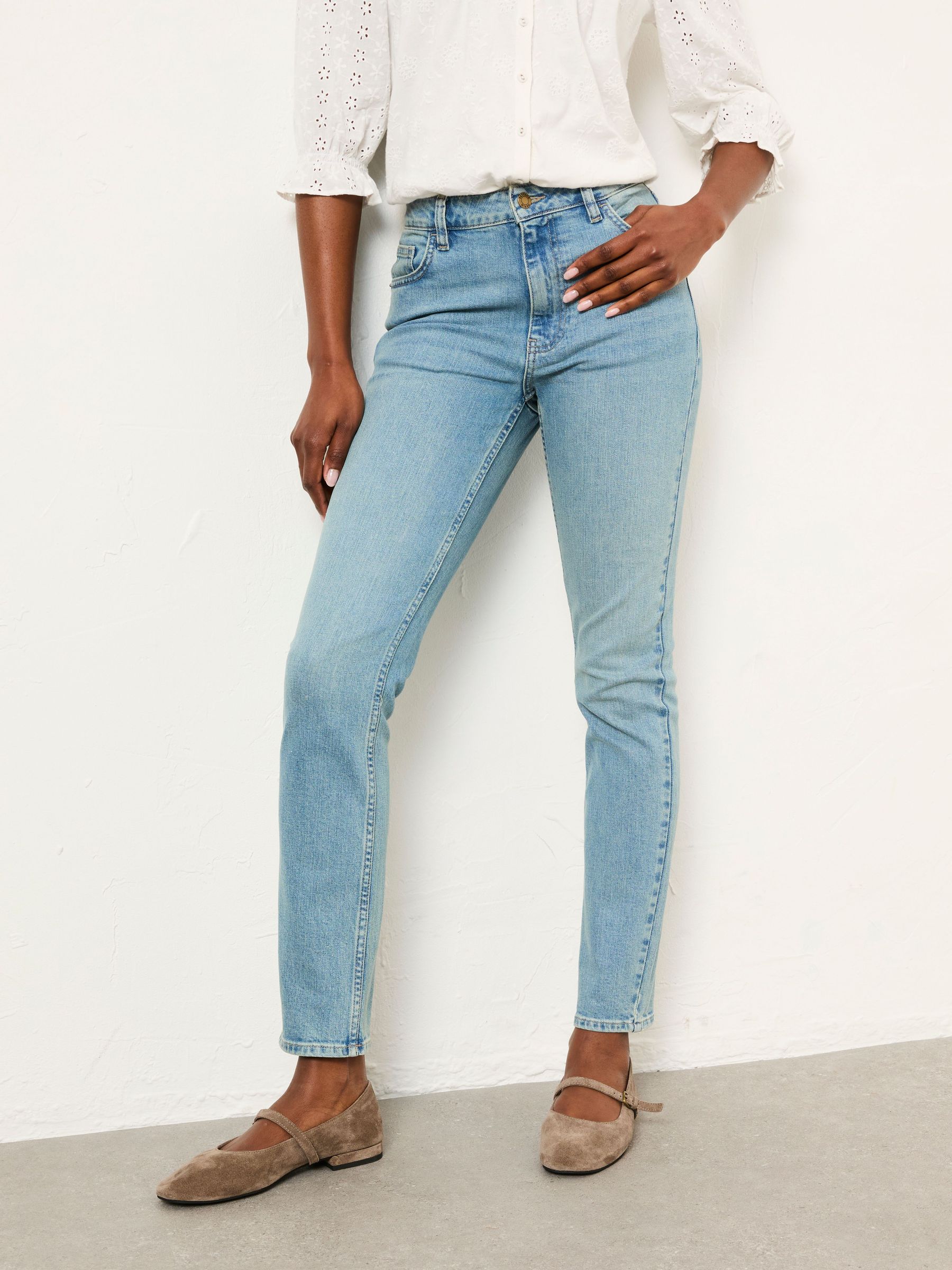 Shenley Bleach Denim Slim Jeans (H63302) | £55