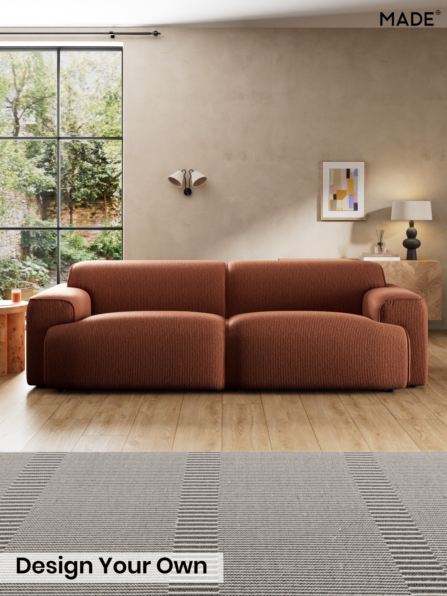 Matt Corduroy/Nutmeg Orange - Avalon By Made