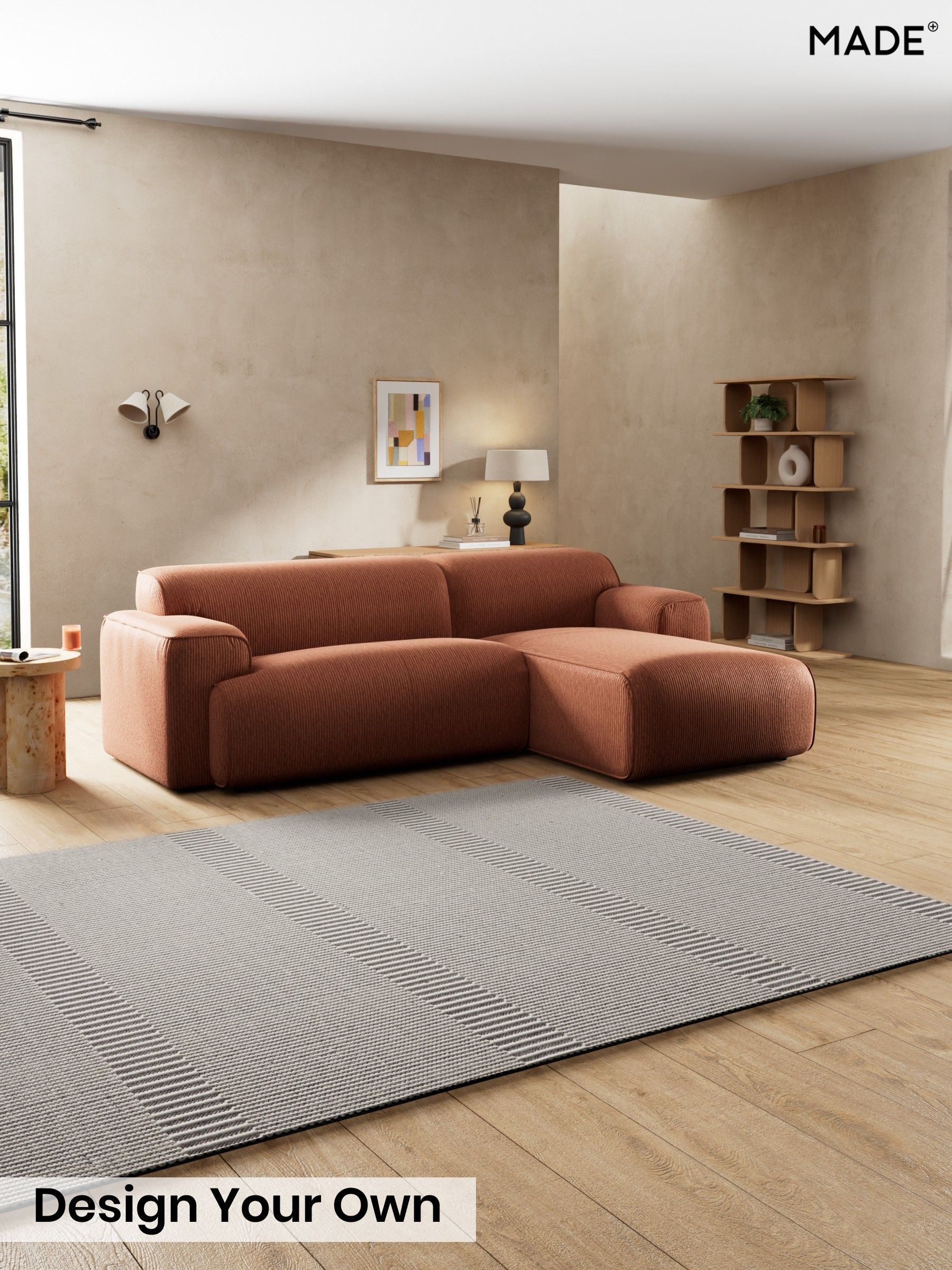 Matt Corduroy/Nutmeg Orange - Avalon By Made