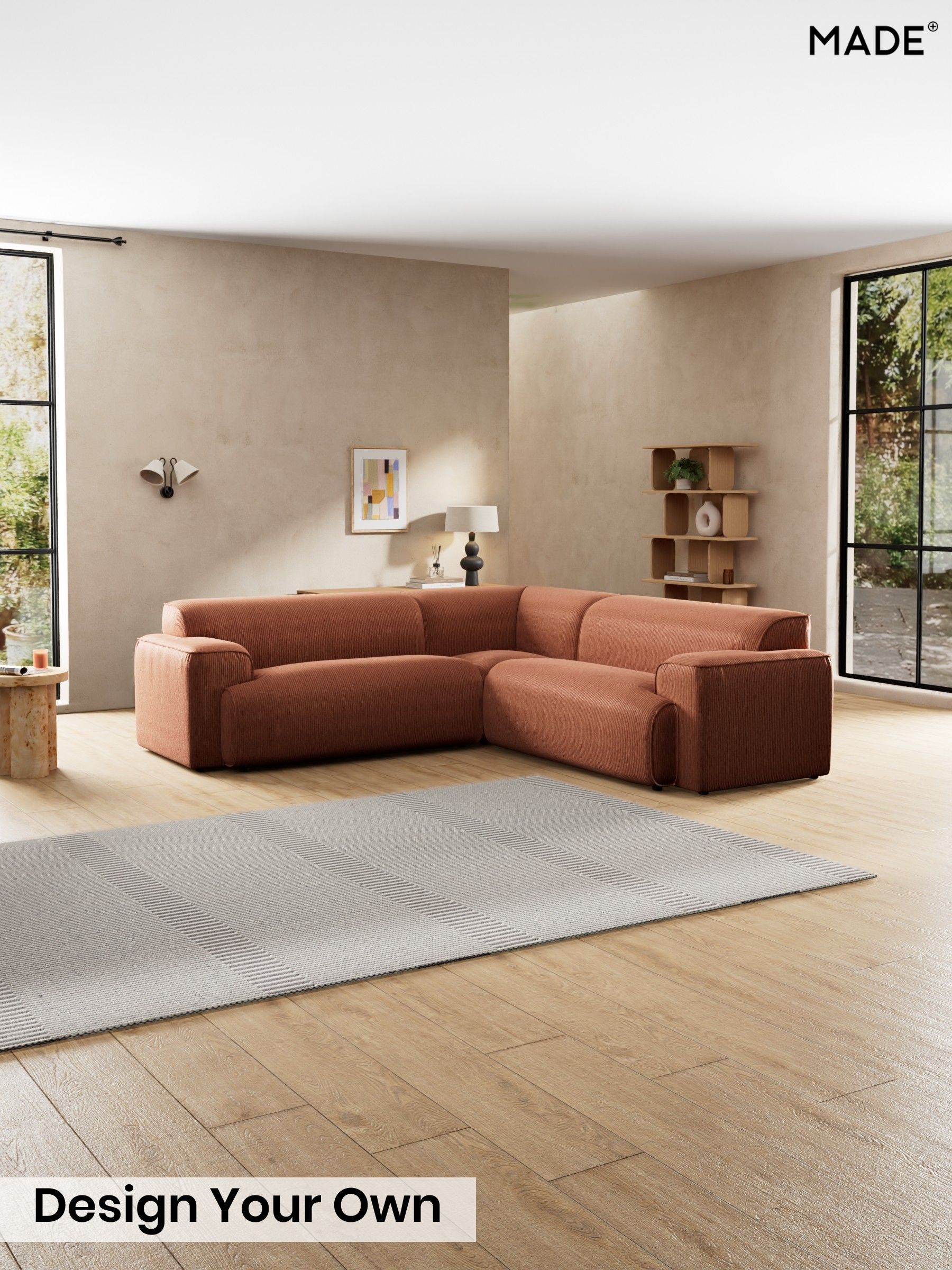 Matt Corduroy/Nutmeg Orange - Avalon By Made