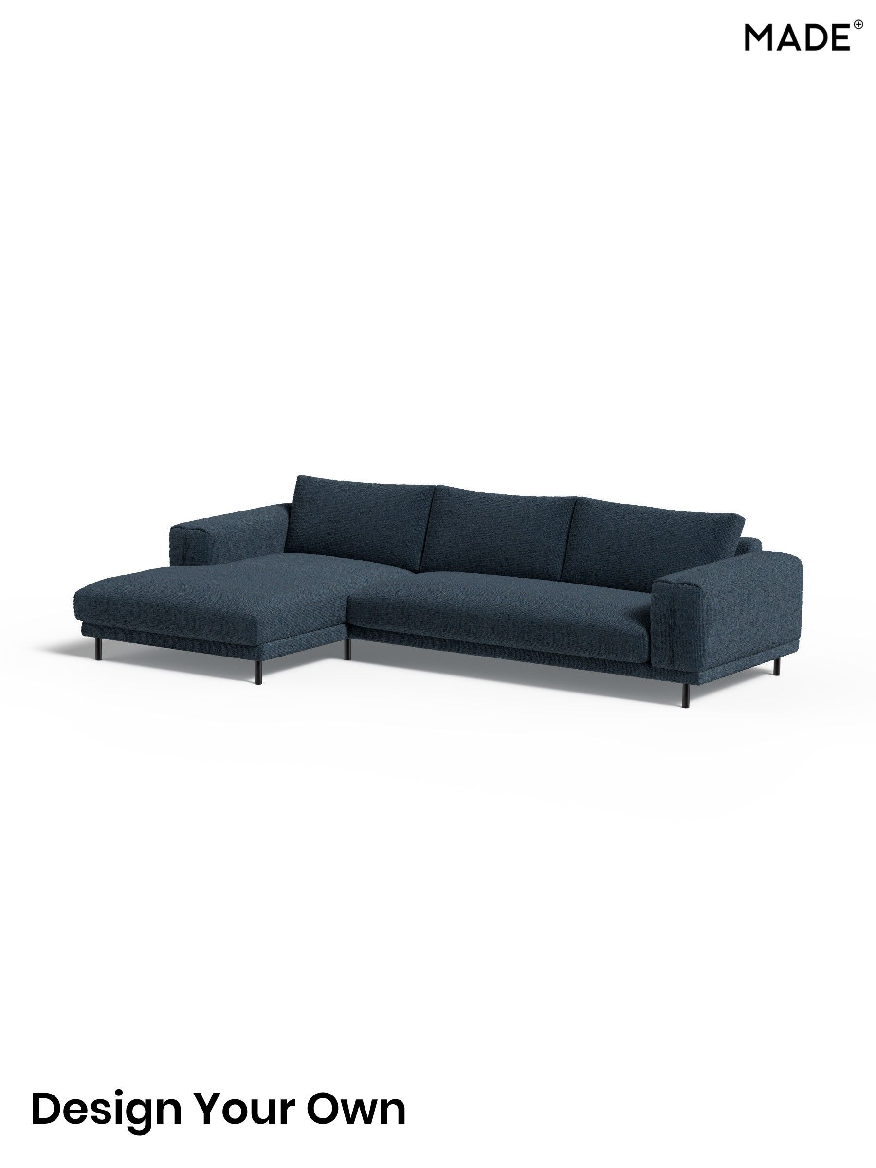 Tonal Boucle/Marl Navy Blue - Odin By Made