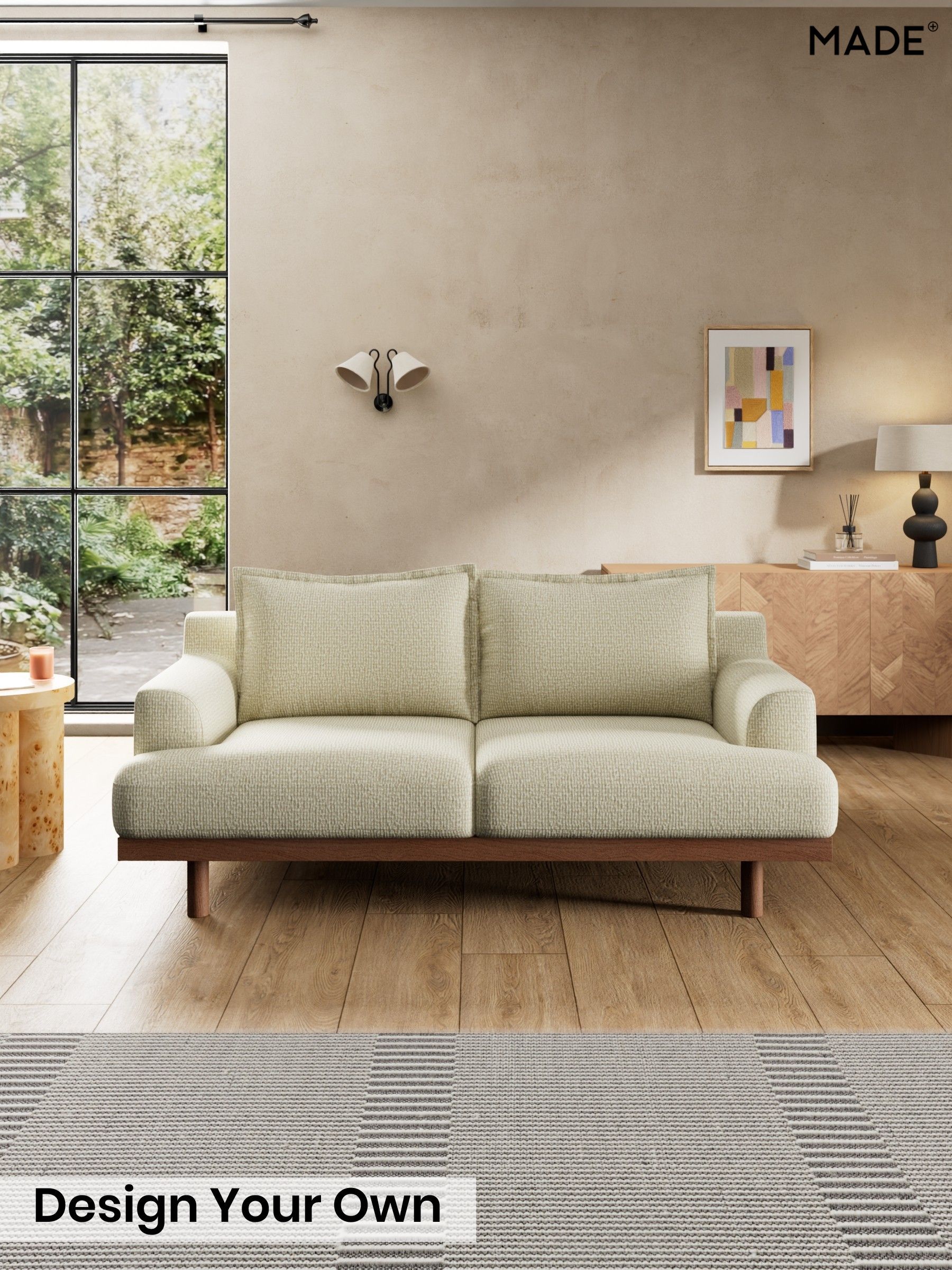 Tonal Boucle/Natural Oatmeal - Turin By Made