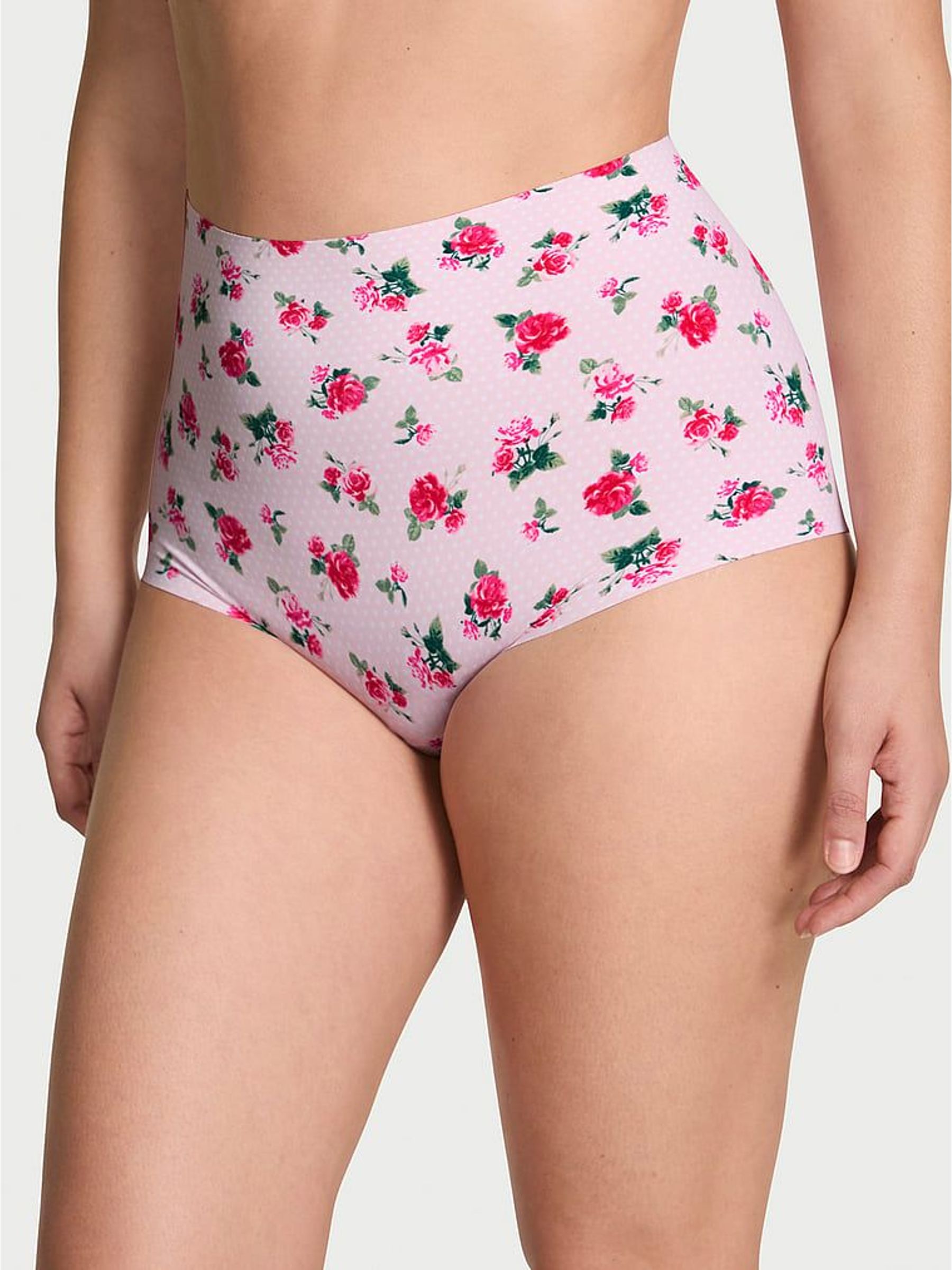 Angel Pink Floral Brief Knickers (H64906) | £10