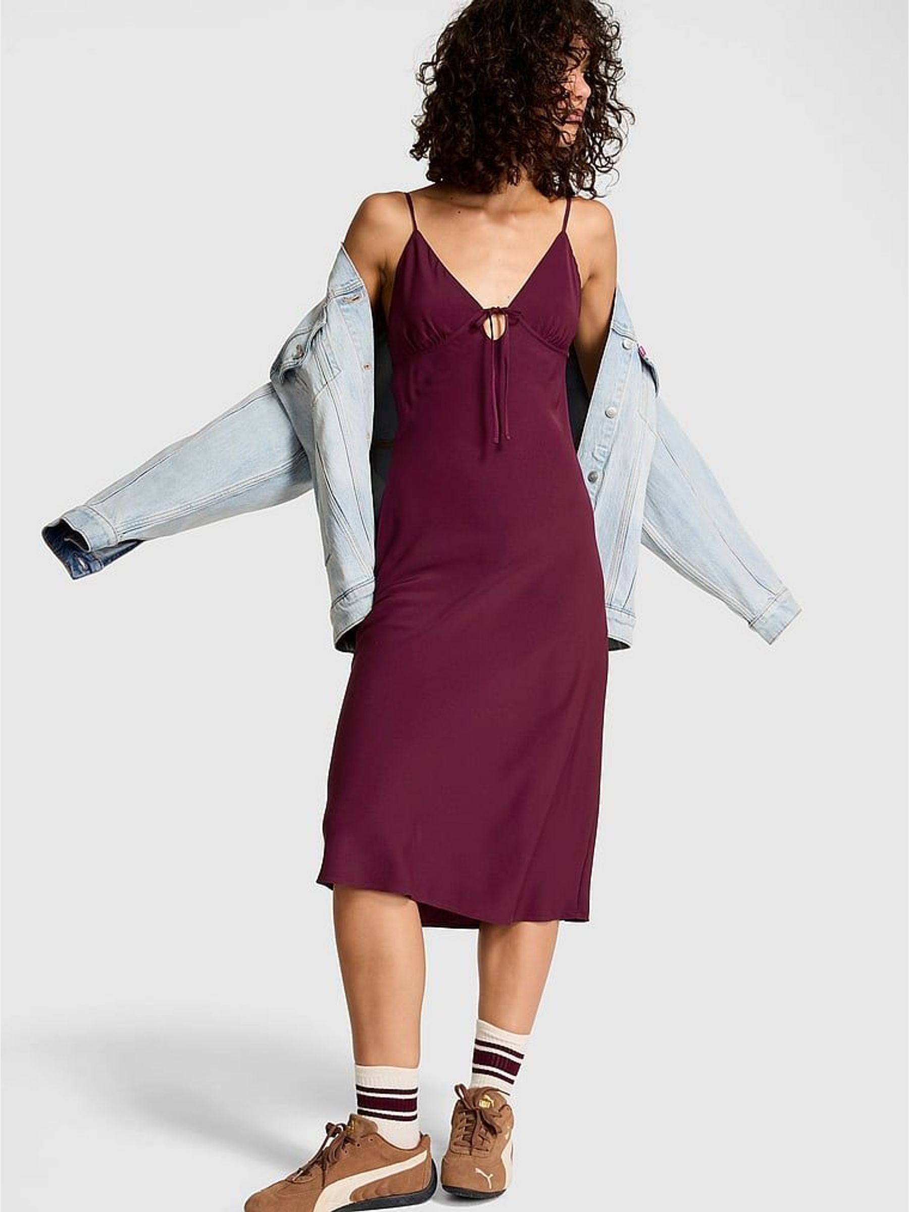 Purple Rose Slip Dress (H64929) | £50
