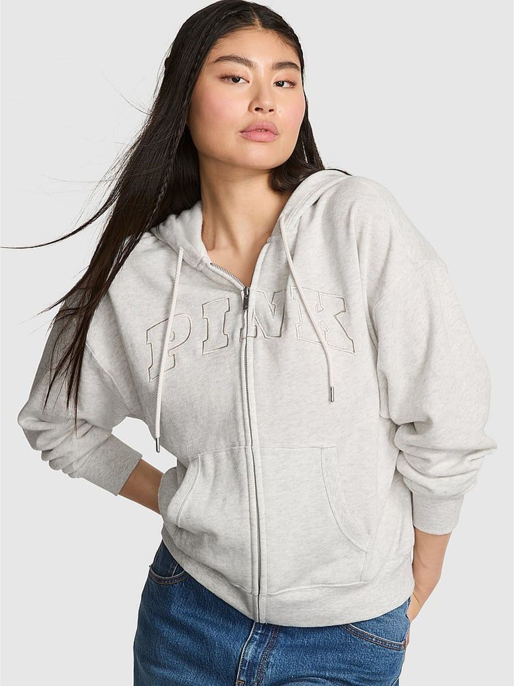 Heather Snow White Hoodie (H64950) | £56