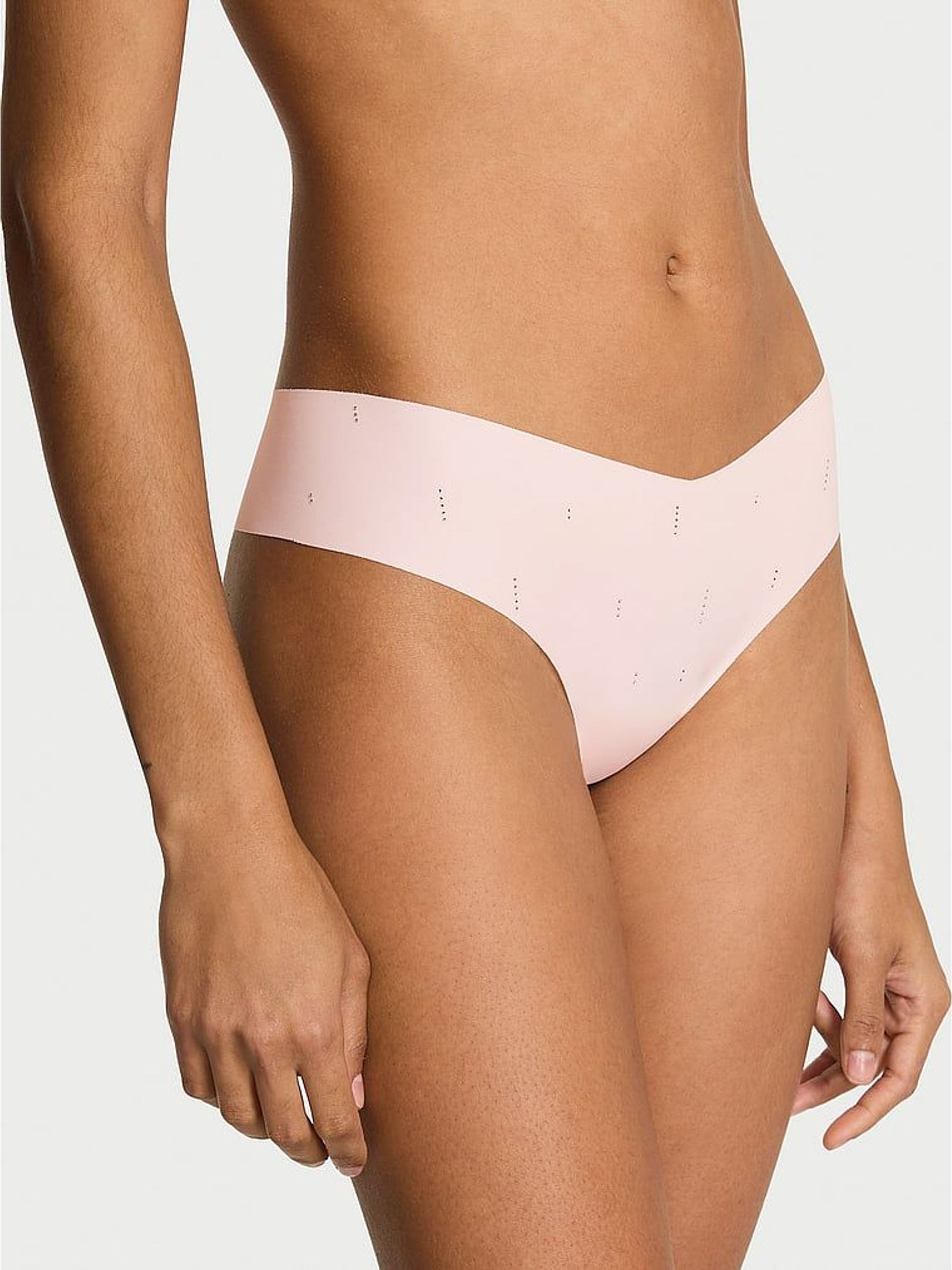 Purest Pink Thong Sparkle Knickers (H64985) | £10