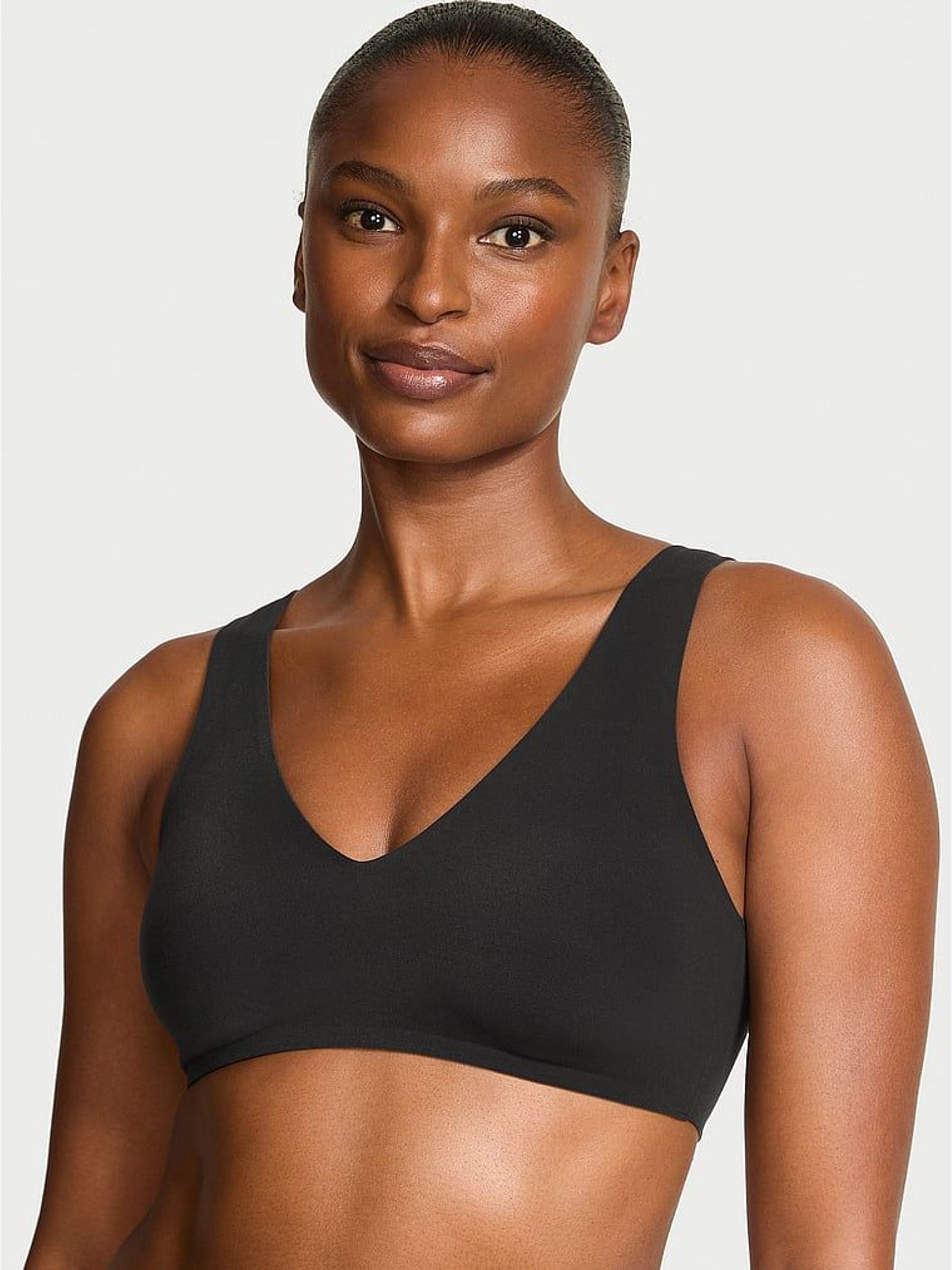 Black Non Wired Lightly Lined Slumber Bra (H65043) | £35
