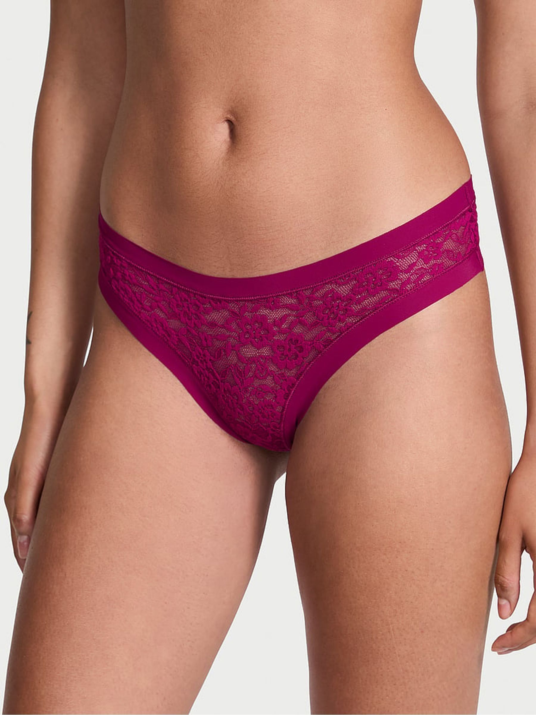 Fresh Jam Purple Thong Lacie Knickers (H65210) | £9