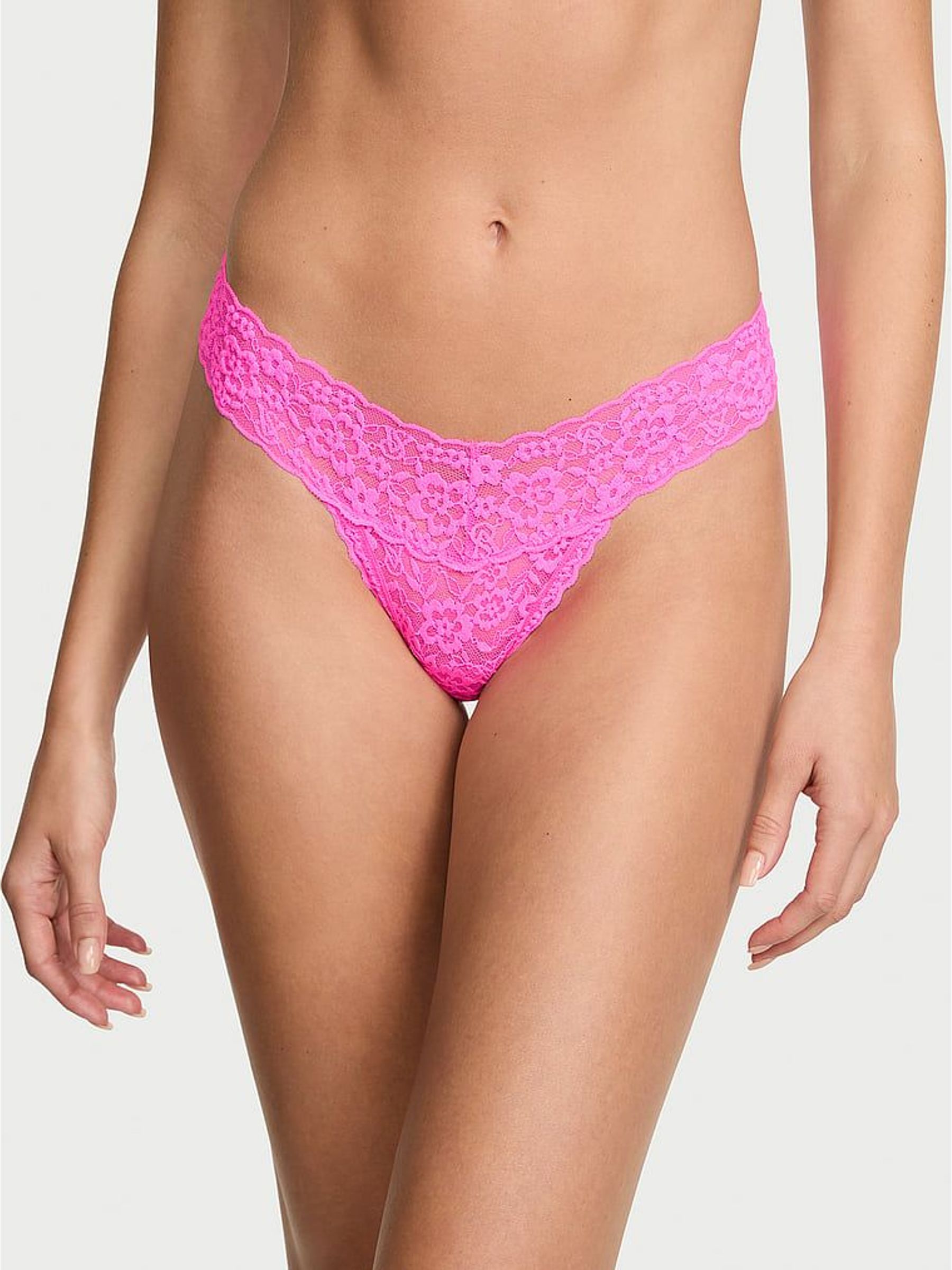 Neon Princess Pink Thong Knickers (H65337) | £10