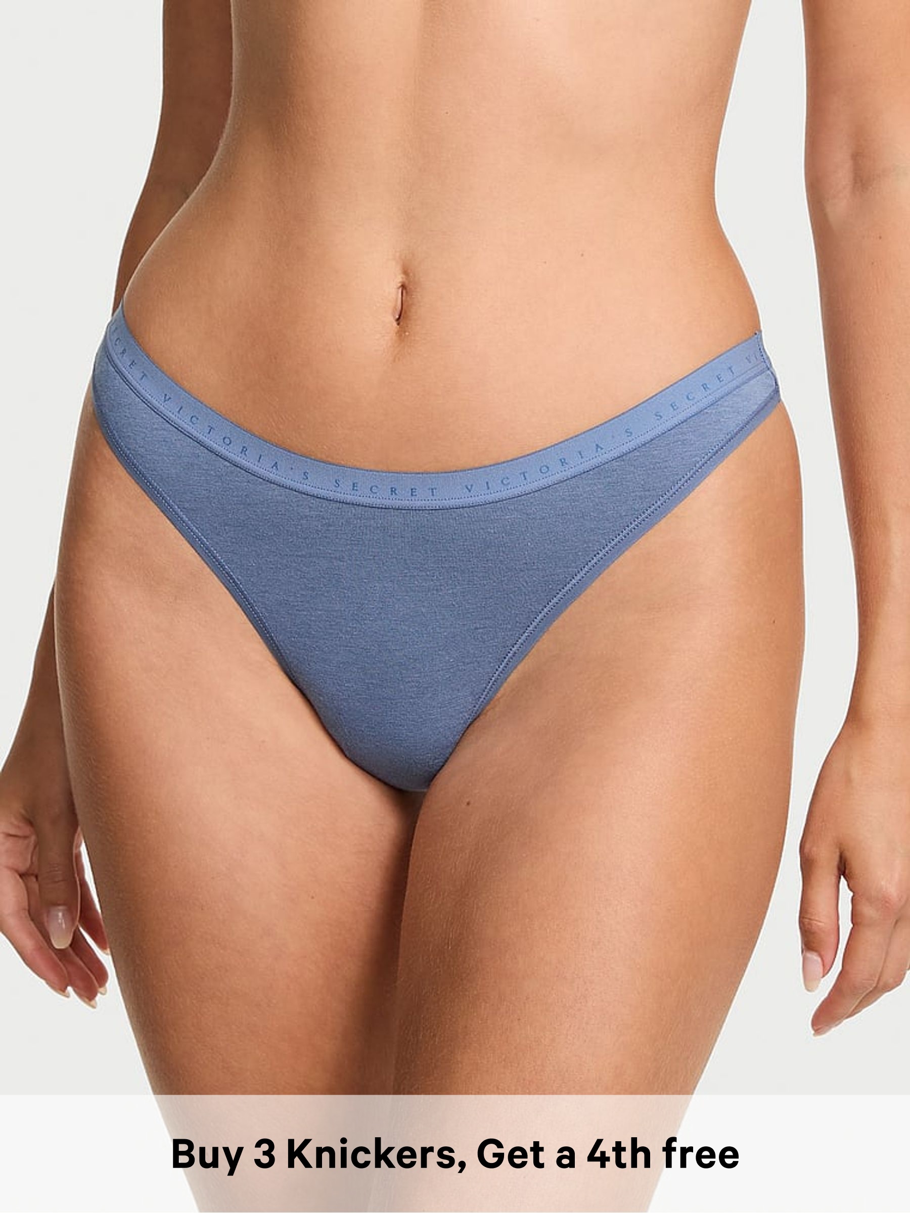 Moonlight Blue Thong Knickers (H65341) | £9