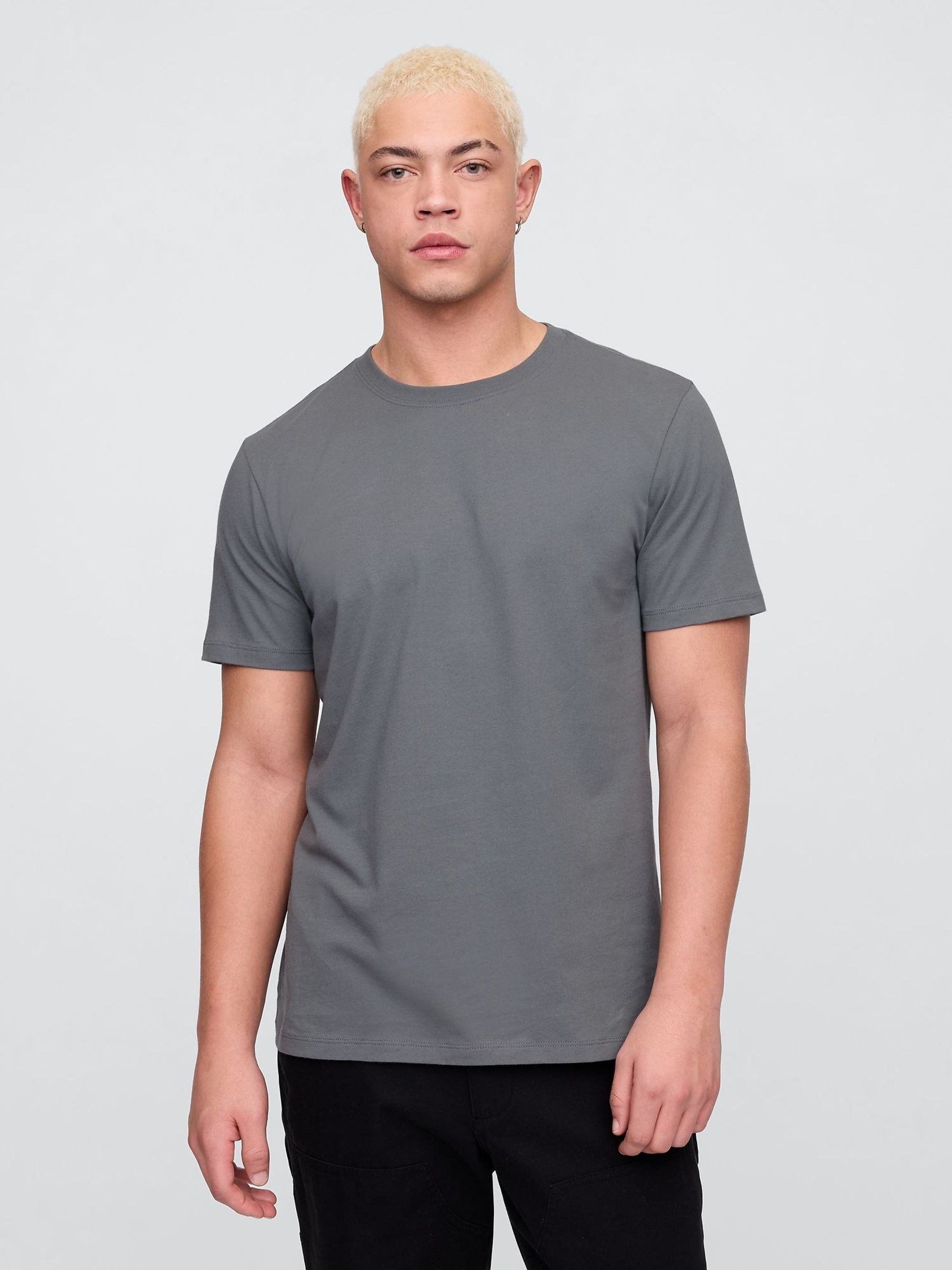 Grey Everyday Soft Crew Neck T-Shirt (H66417) | £12