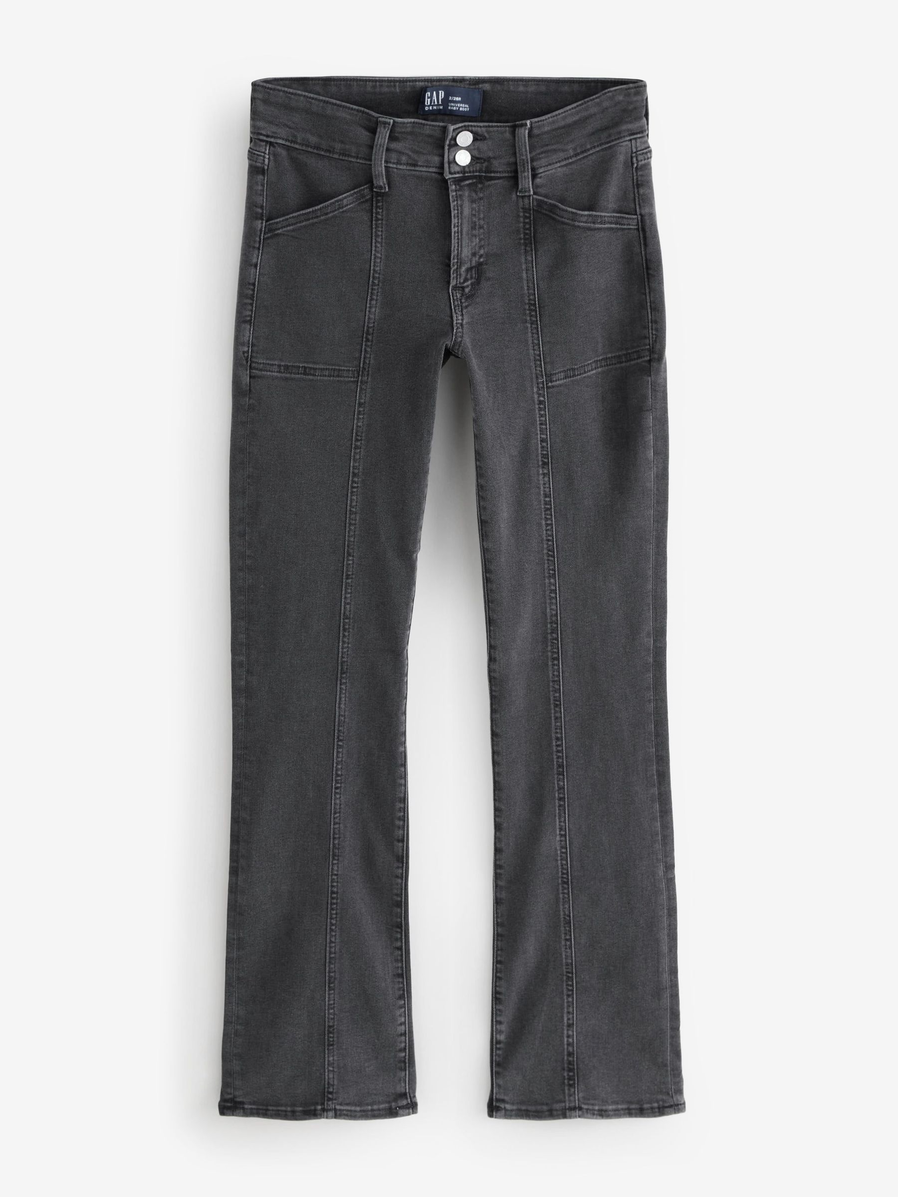 Black High Rise 70s Flare Jeans (H66422) | £55