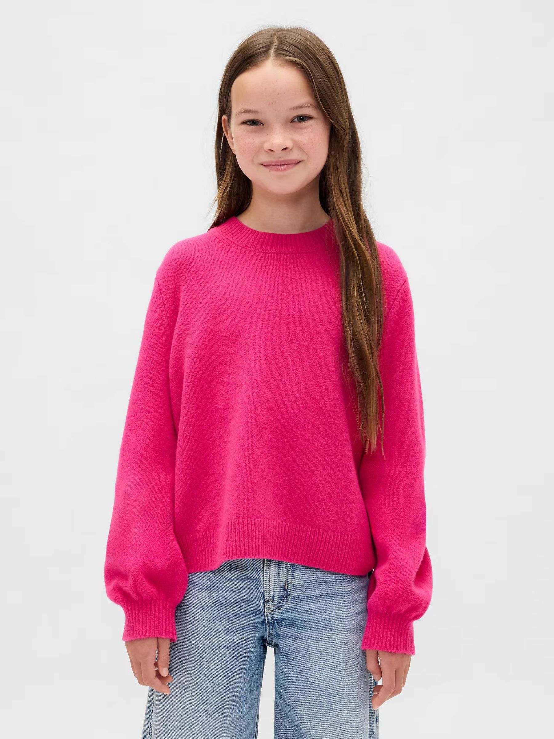 Pink CashSoft Crew Neck Jumper (H66425) | £25