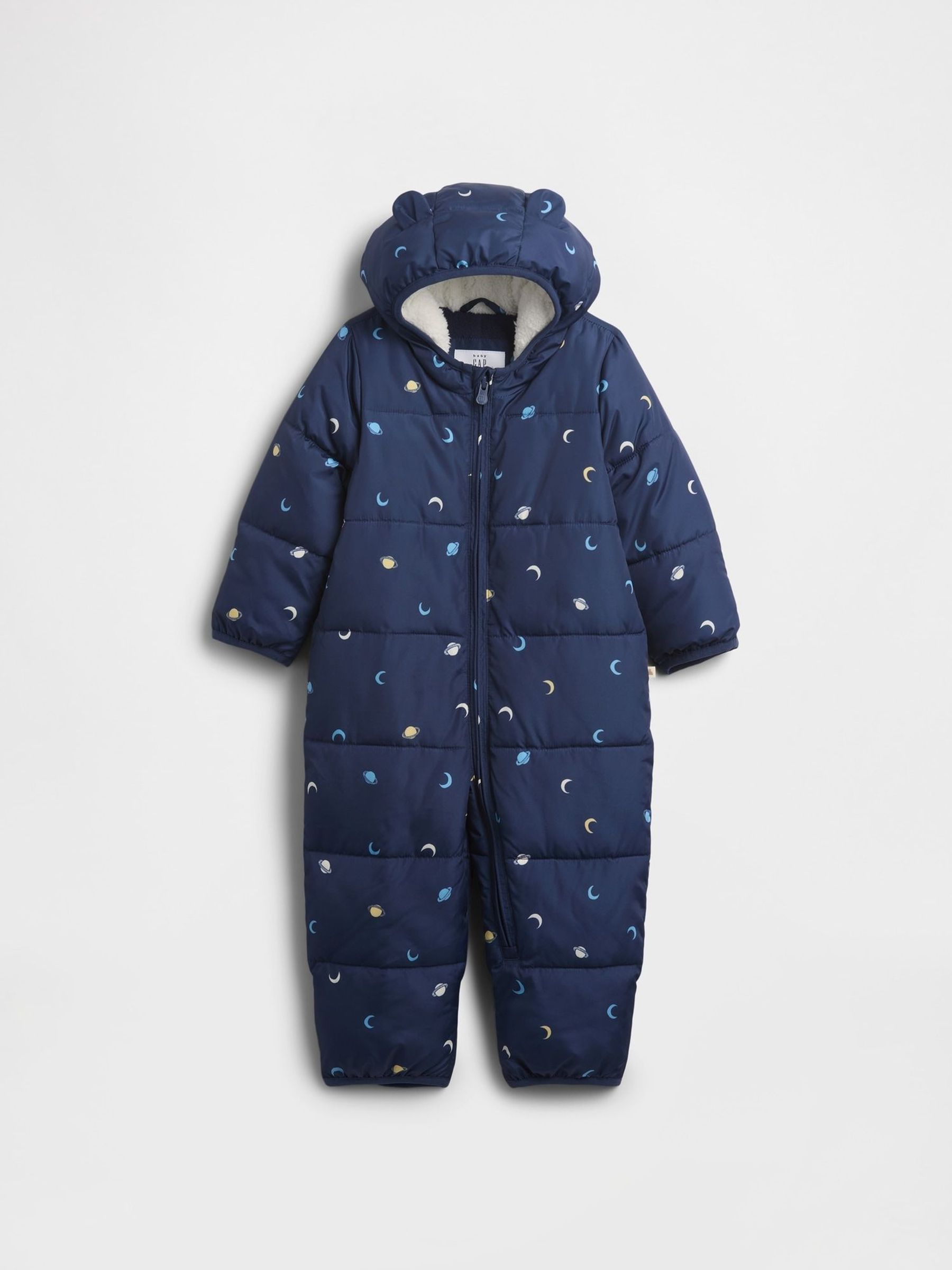 Blue All in One Snowsuit (Newborn-24mths) (H66440) | £45