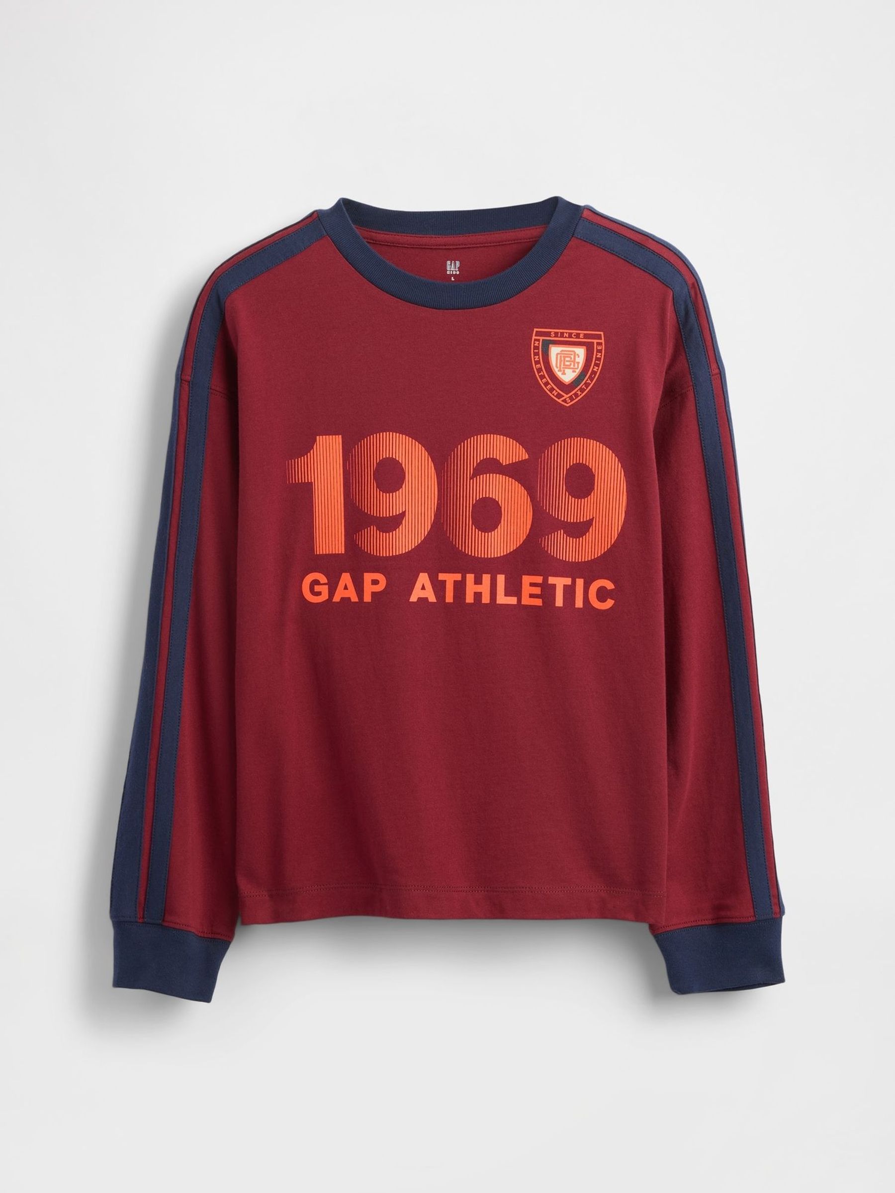 Red Soccer Jersey Logo Crew Neck T-Shirt (4-13yrs) (H66456) | £16